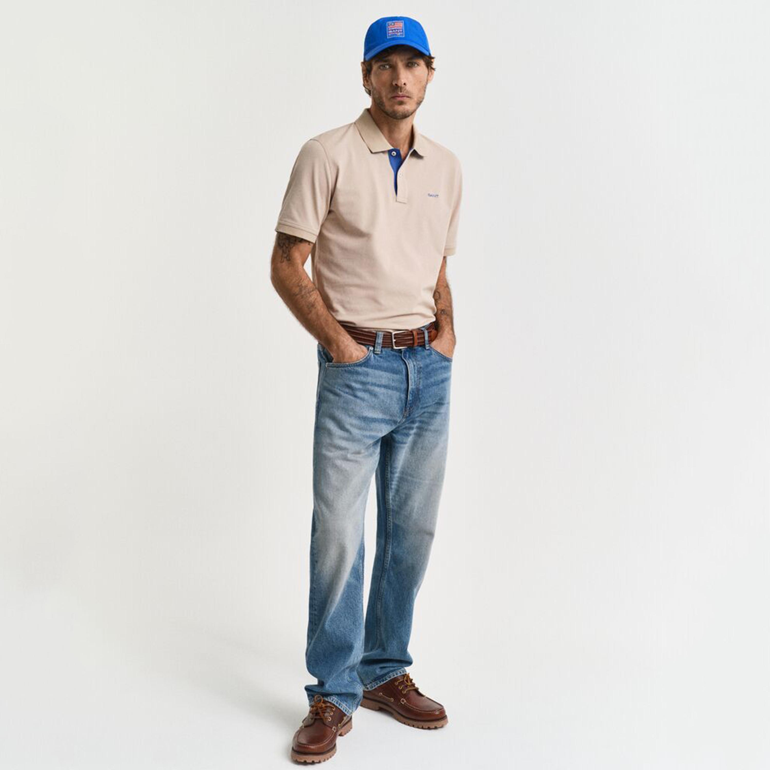 Gant Plain Collared Short Sleeves Men's Polo T-Shirt-men-clothing-tshirtsandpolos-polos-image-2