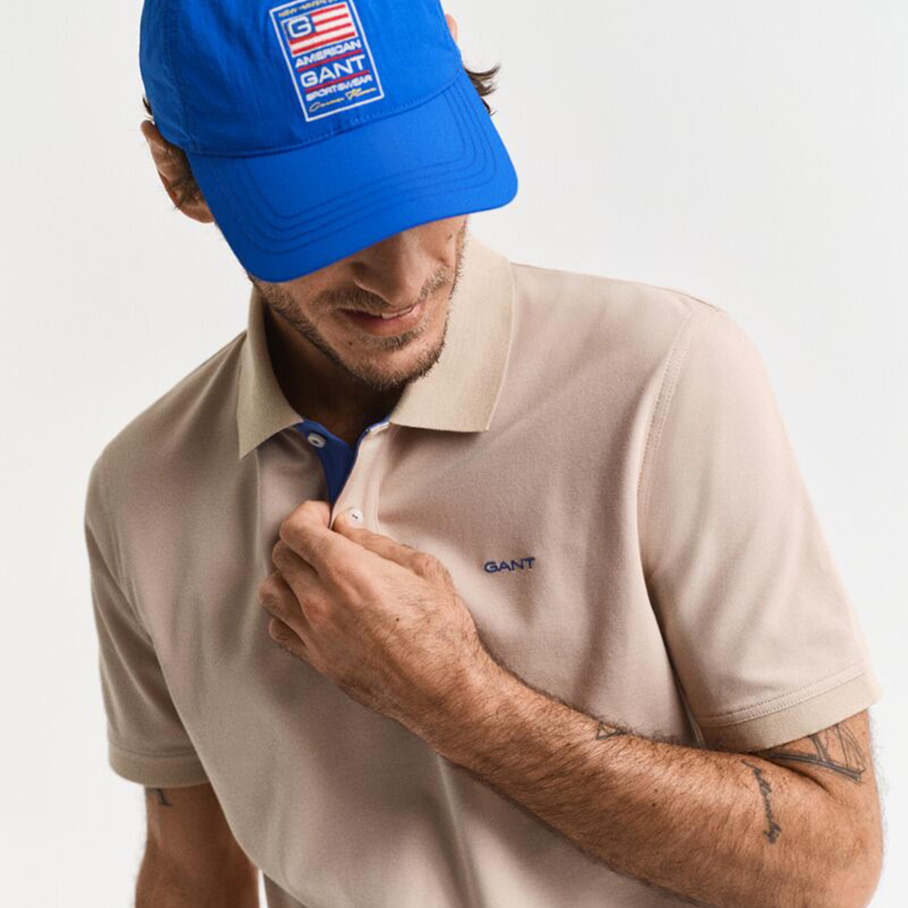 Gant Plain Collared Short Sleeves Men's Polo T-Shirt-men-clothing-tshirtsandpolos-polos-image-3
