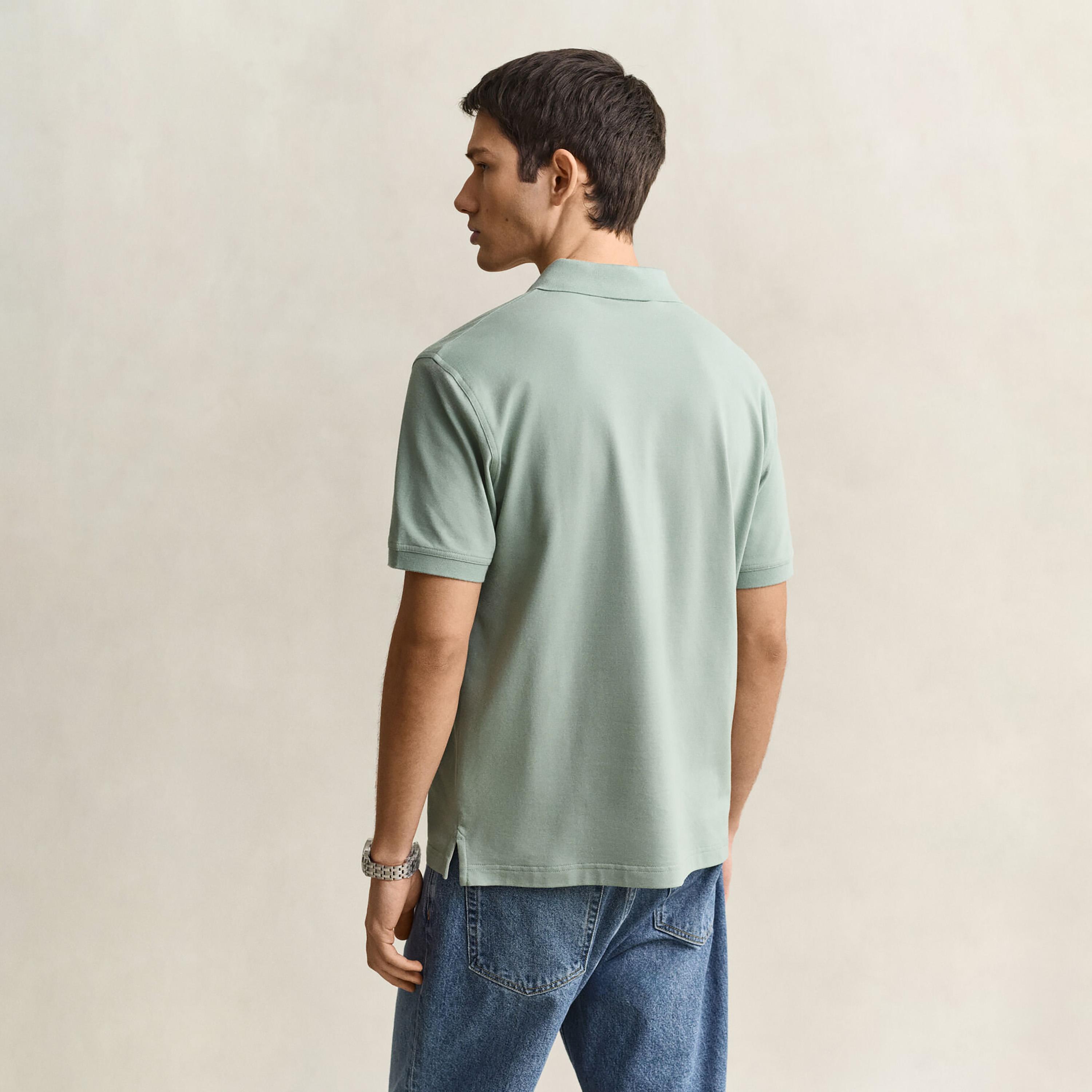 تي-شيرت بولو من جانت لوجو بأكمام قصيرة وياقة-men-clothing-tshirtsandpolos-polos-image-4