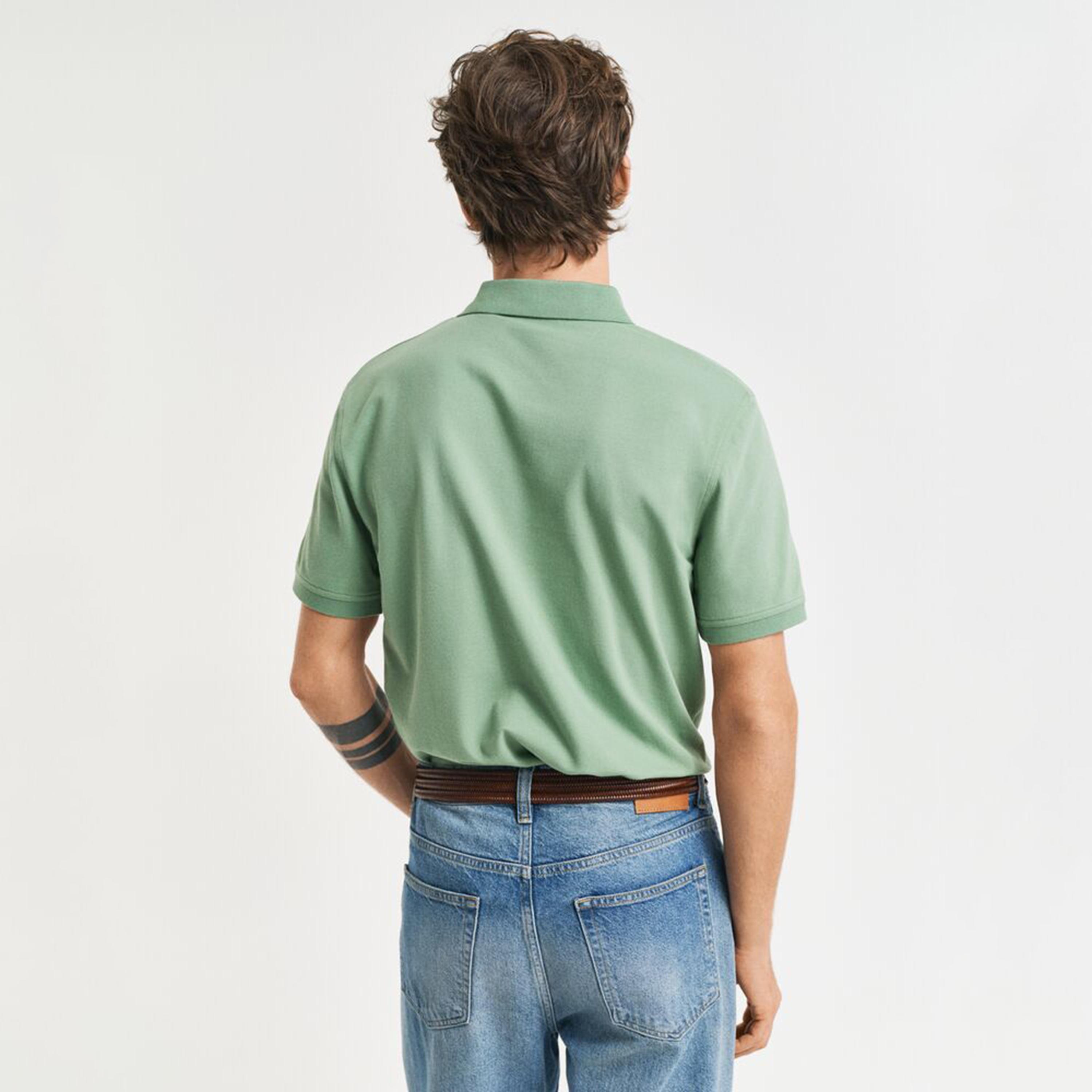 Gant Plain Collared Short Sleeves Men's Polo T-Shirt-men-clothing-tshirtsandpolos-polos-image-8