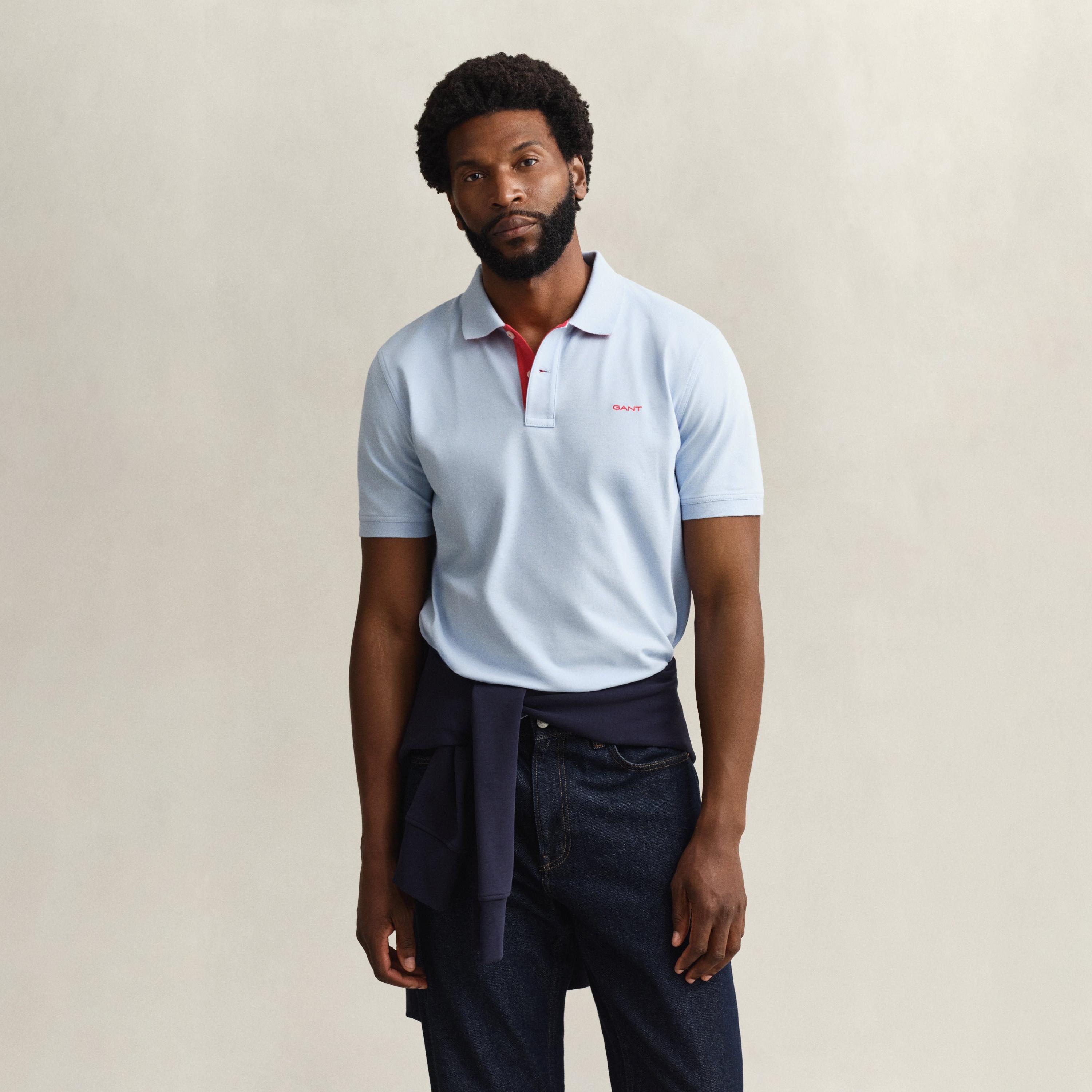 Gant Plain Collared Short Sleeves Men's Polo T-Shirt-men-clothing-tshirtsandpolos-polos-image-31