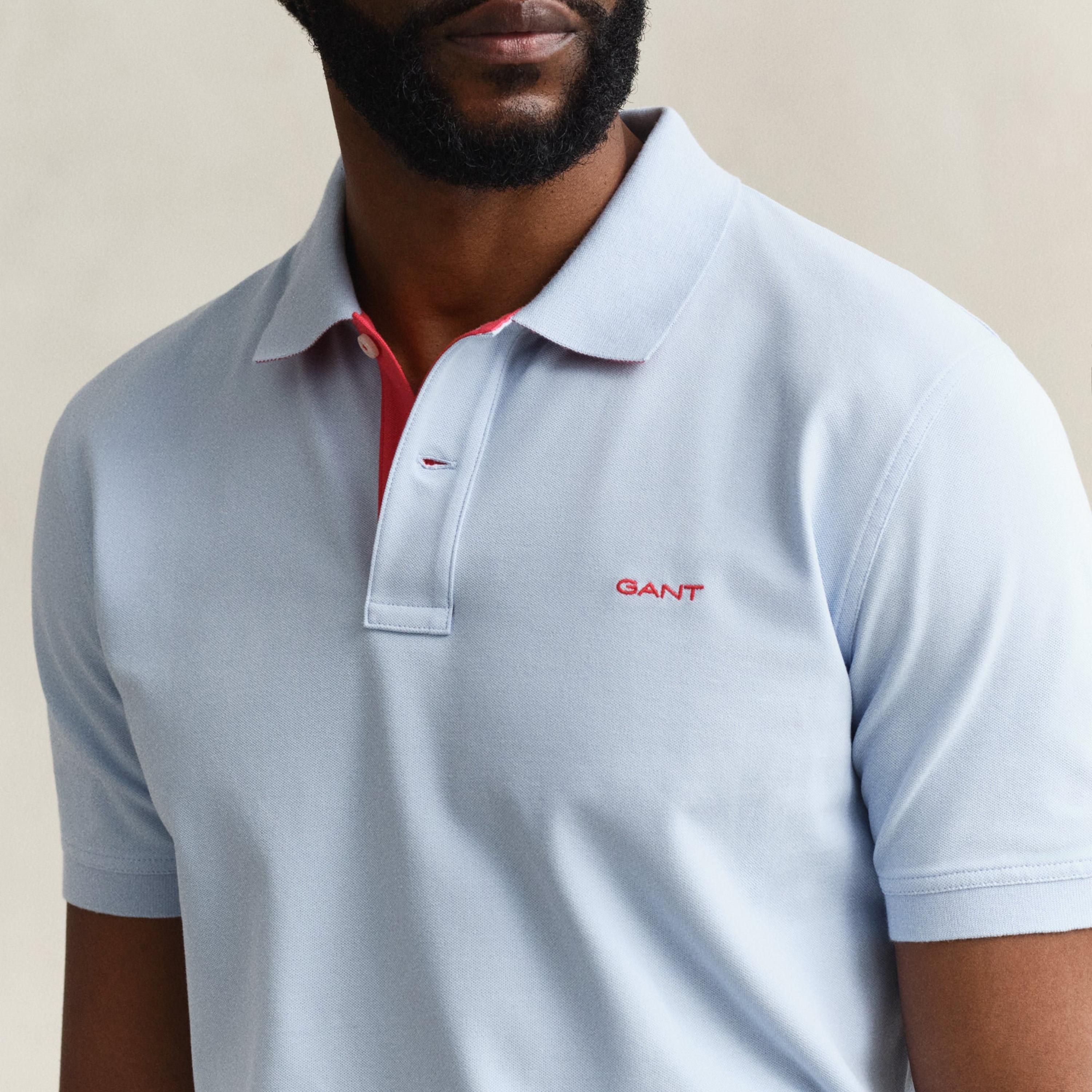 Gant Plain Collared Short Sleeves Men's Polo T-Shirt-men-clothing-tshirtsandpolos-polos-image-33