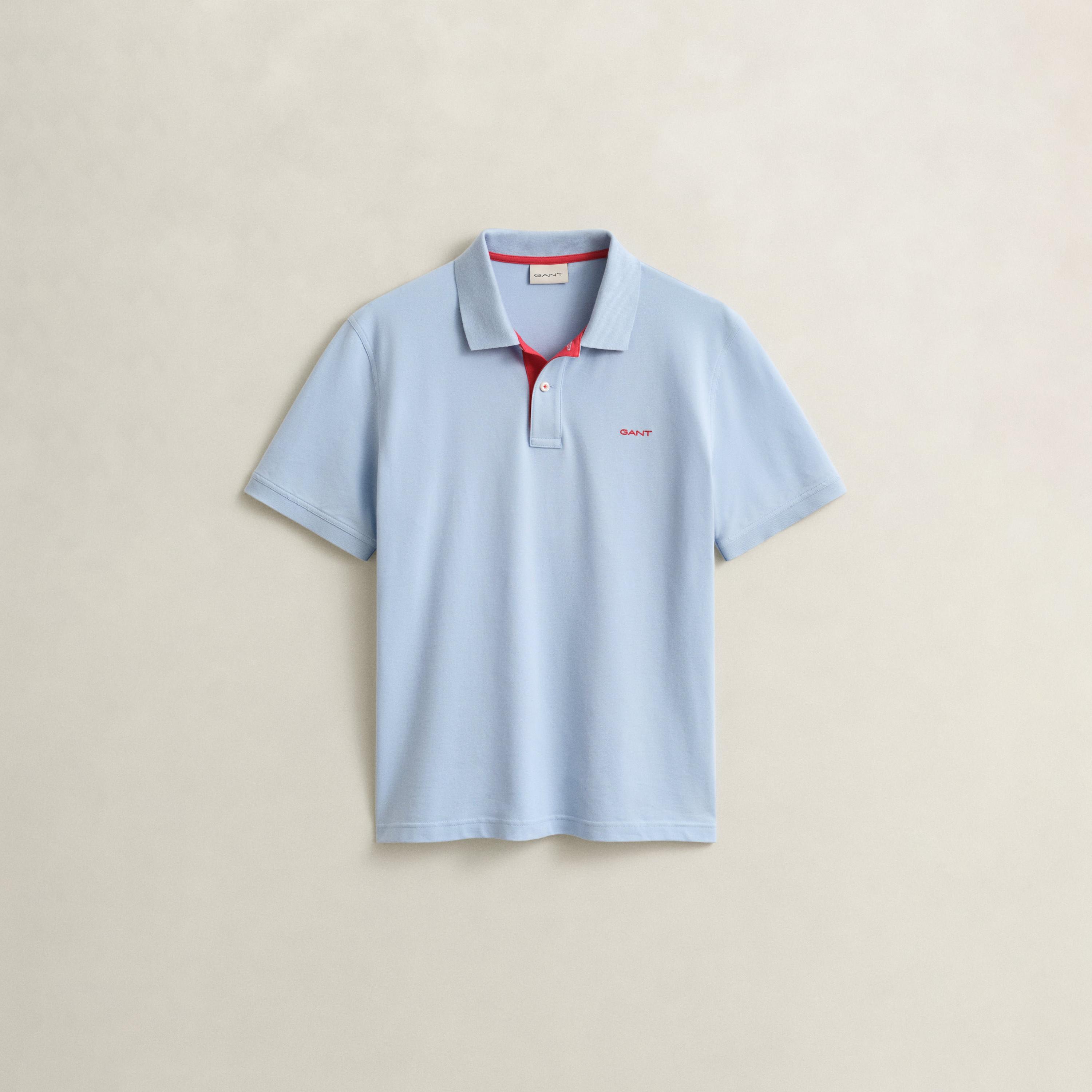 Gant Plain Collared Short Sleeves Men's Polo T-Shirt-men-clothing-tshirtsandpolos-polos-image-35