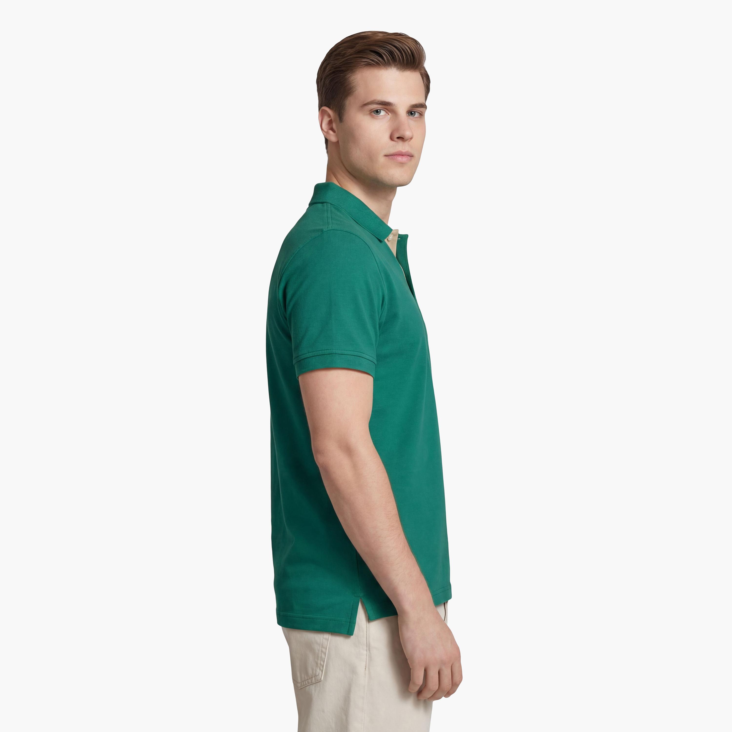 Gant Plain Collared Short Sleeves Men's Polo T-Shirt-men-clothing-tshirtsandpolos-polos-image-16