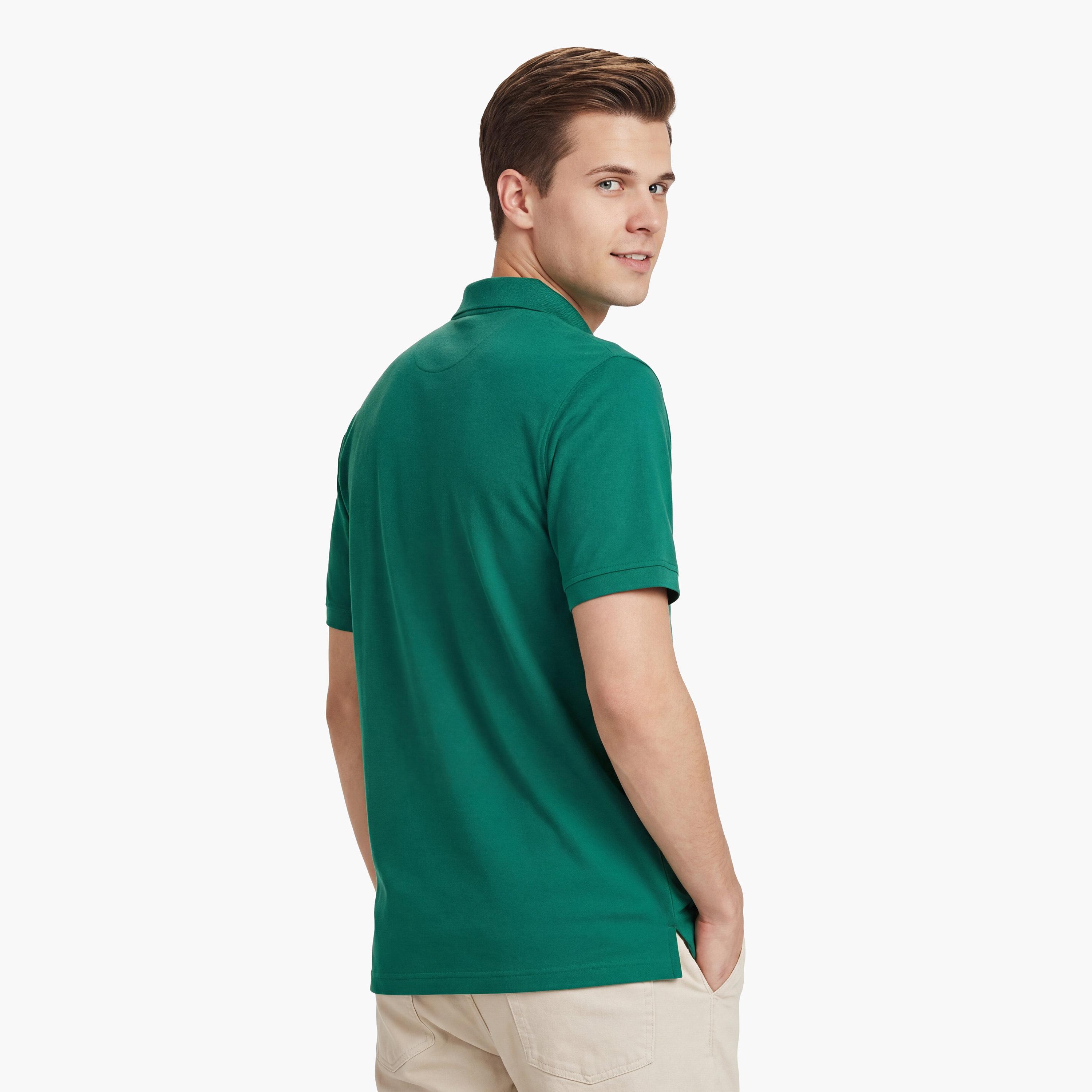 Gant Plain Collared Short Sleeves Men's Polo T-Shirt-men-clothing-tshirtsandpolos-polos-image-17
