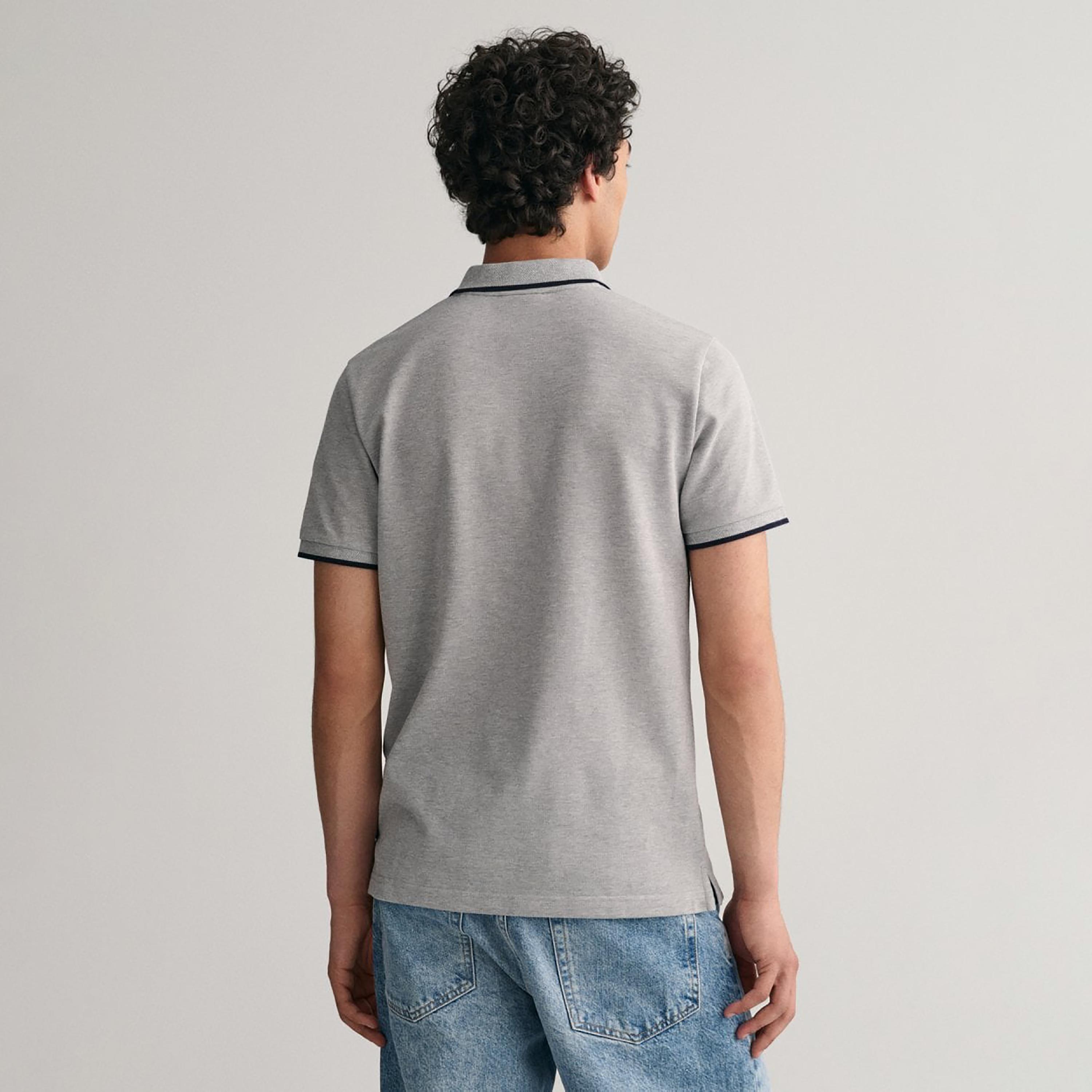 تي-شيرت بولو من جانت لوجو بأكمام قصيرة وياقة-men-clothing-tshirtsandpolos-polos-image-4
