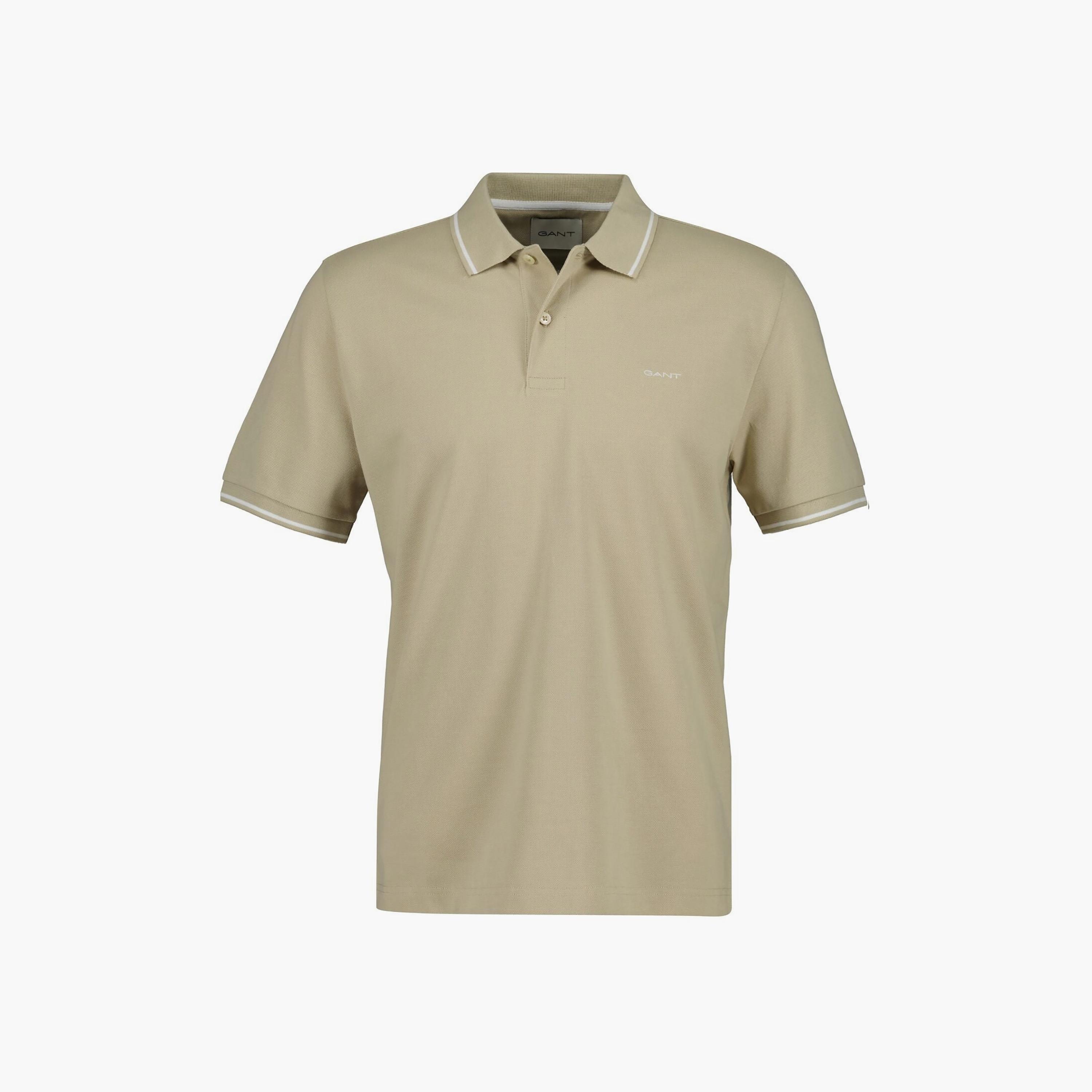 تيشيرت بولو رجالي بياقة سادة وأكمام قصيرة من جانت.-men-clothing-tshirtsandpolos-polos-image-20