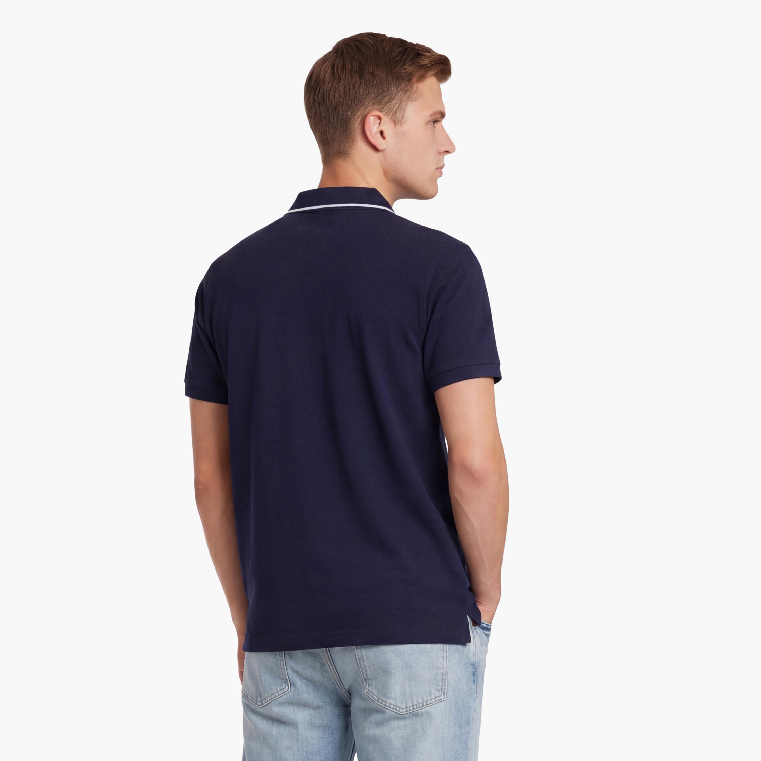 تيشيرت بولو رجالي بياقة سادة وأكمام قصيرة من جانت.-men-clothing-tshirtsandpolos-polos-image-43
