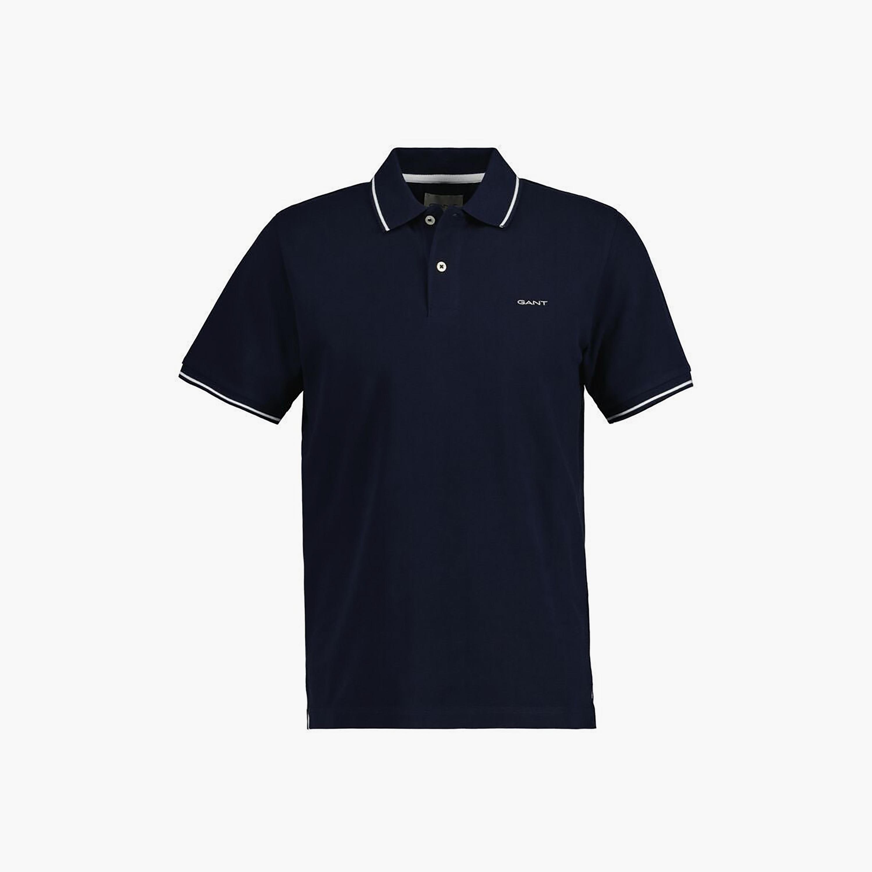 تيشيرت بولو رجالي بياقة سادة وأكمام قصيرة من جانت.-men-clothing-tshirtsandpolos-polos-image-44