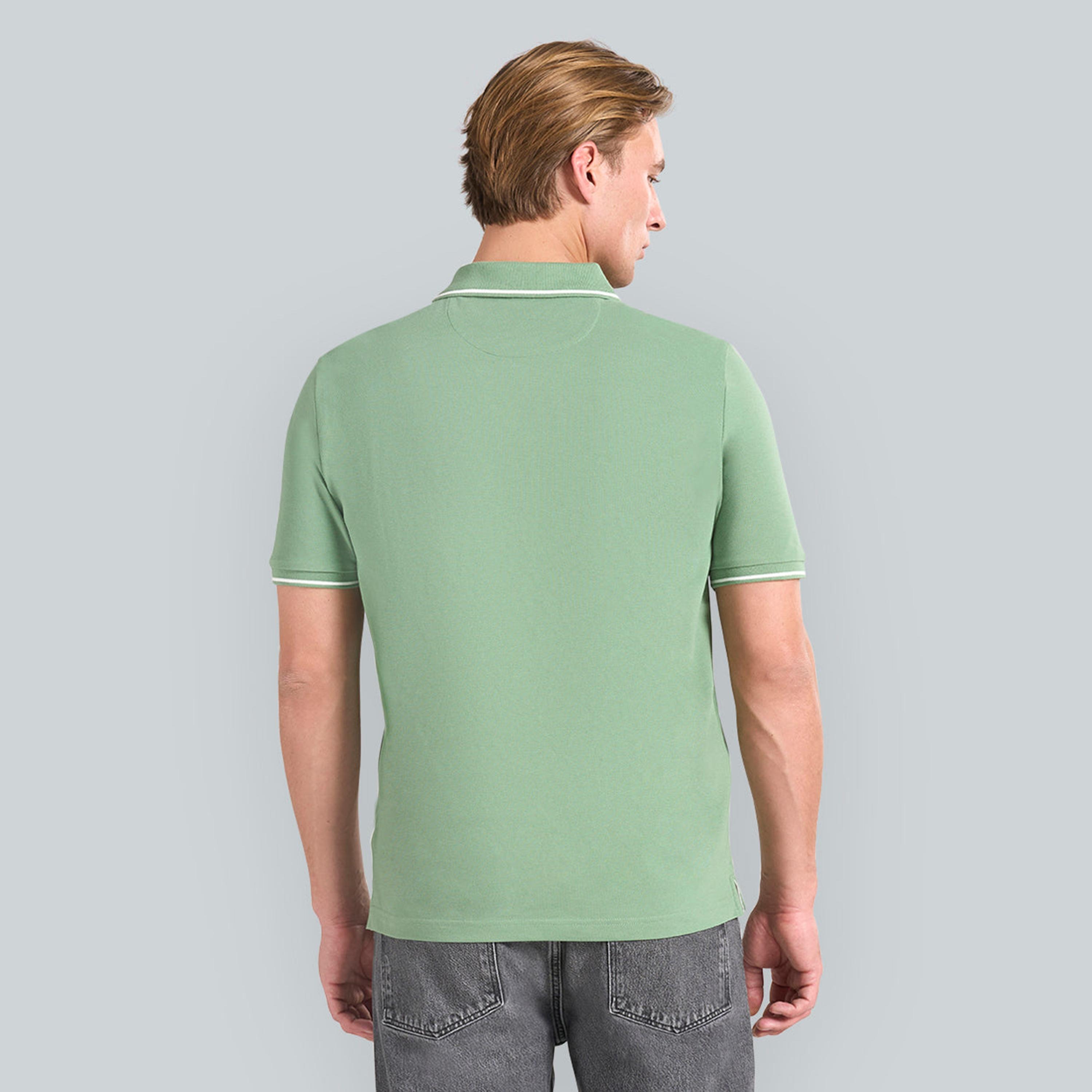 تيشيرت بولو رجالي بياقة سادة وأكمام قصيرة من جانت.-men-clothing-tshirtsandpolos-polos-image-4