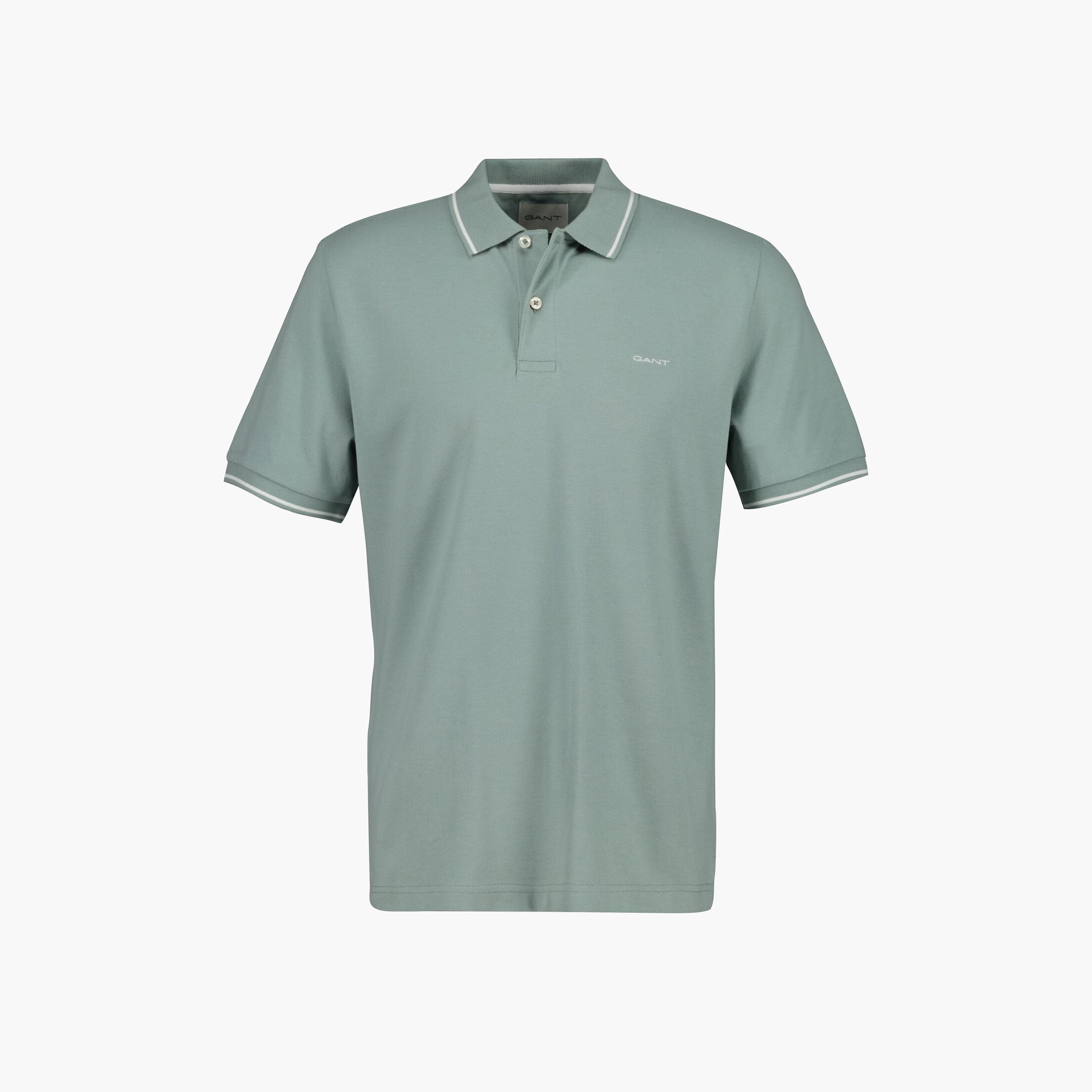 تي شيرت بولو رجالي سادة بأكمام قصيرة وياقة من جانت-men-clothing-tshirtsandpolos-polos-image-6