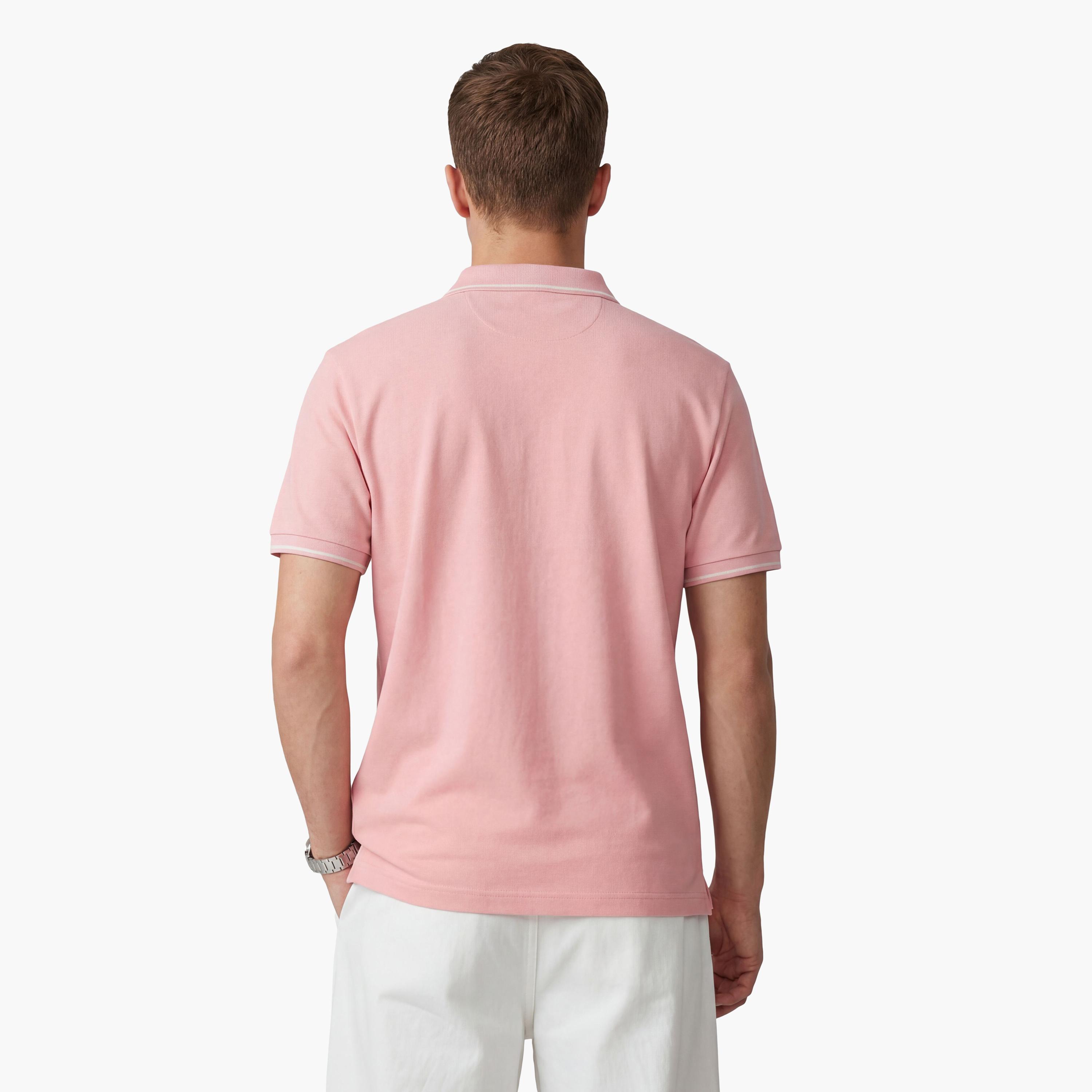 تيشيرت بولو رجالي بياقة سادة وأكمام قصيرة من جانت.-men-clothing-tshirtsandpolos-polos-image-61