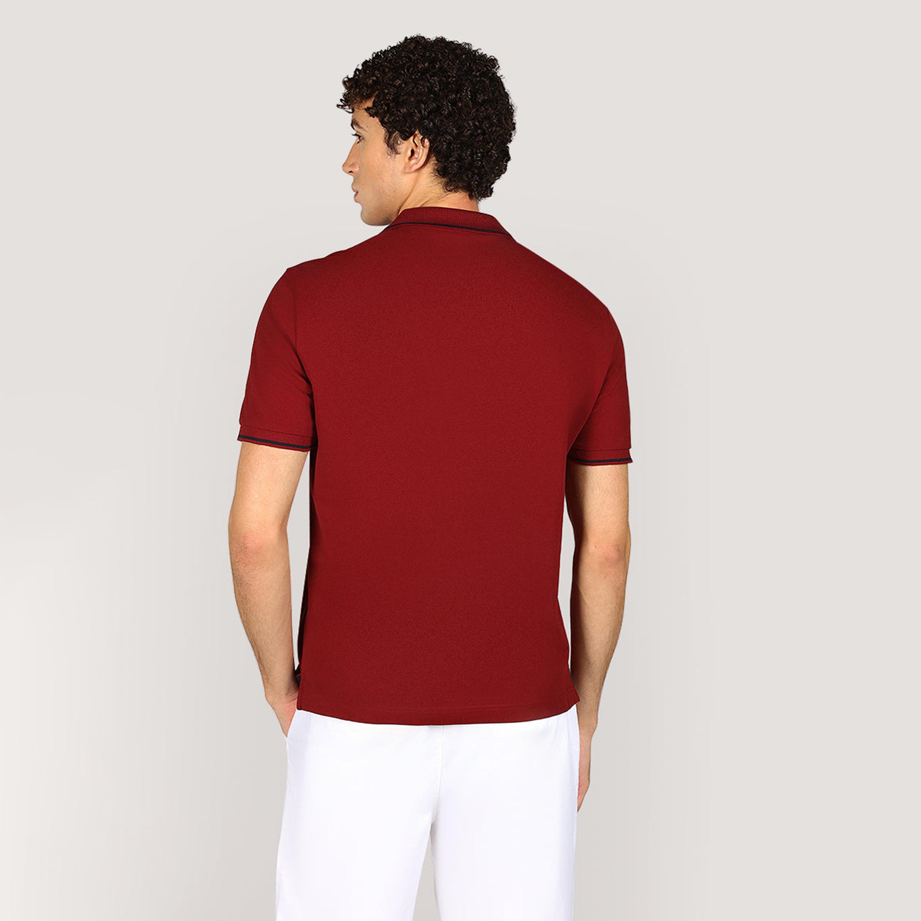 تي شيرت بولو رجالي سادة بأكمام قصيرة وياقة من جانت-men-clothing-tshirtsandpolos-polos-image-4