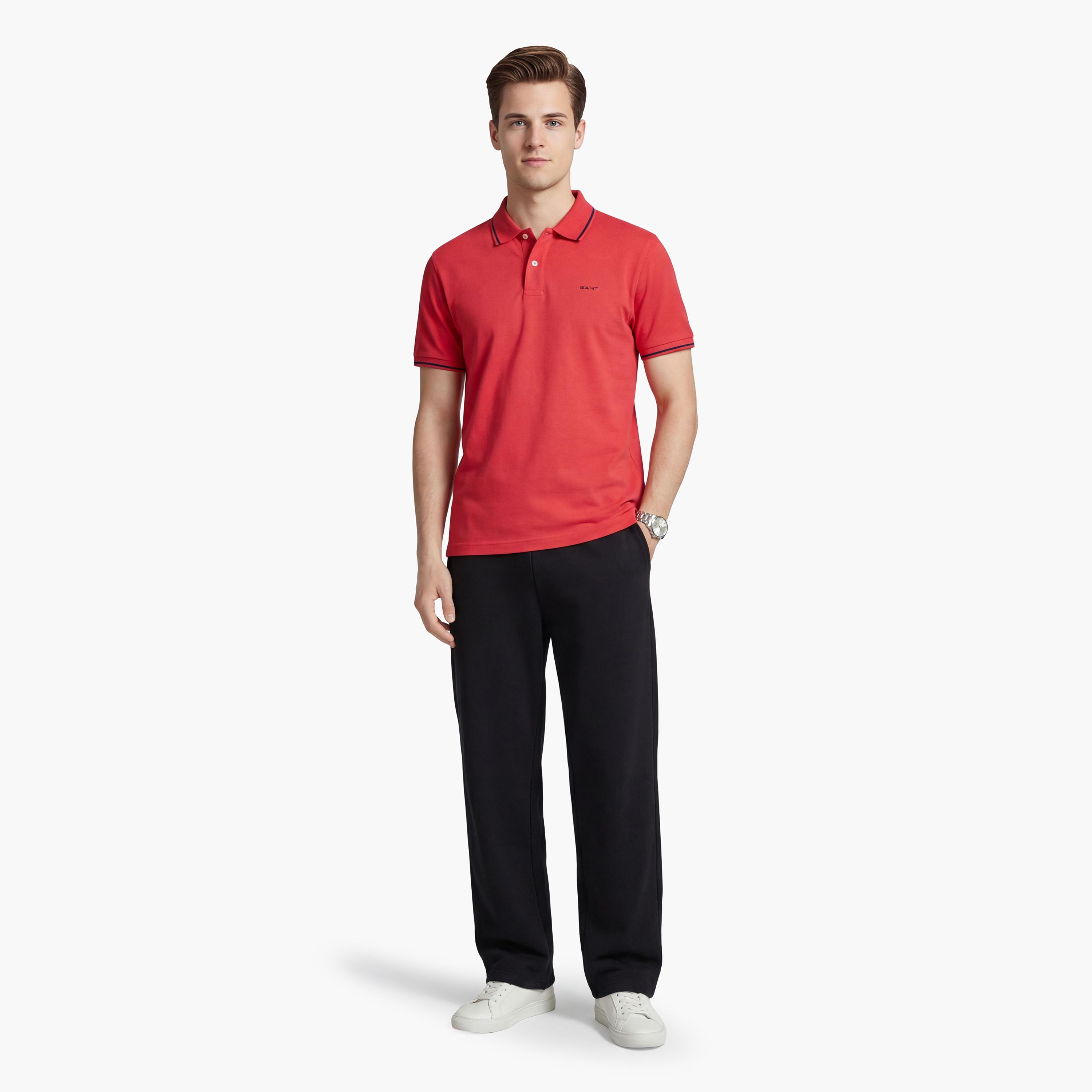 تيشيرت بولو رجالي بياقة سادة وأكمام قصيرة من جانت.-men-clothing-tshirtsandpolos-polos-image-53