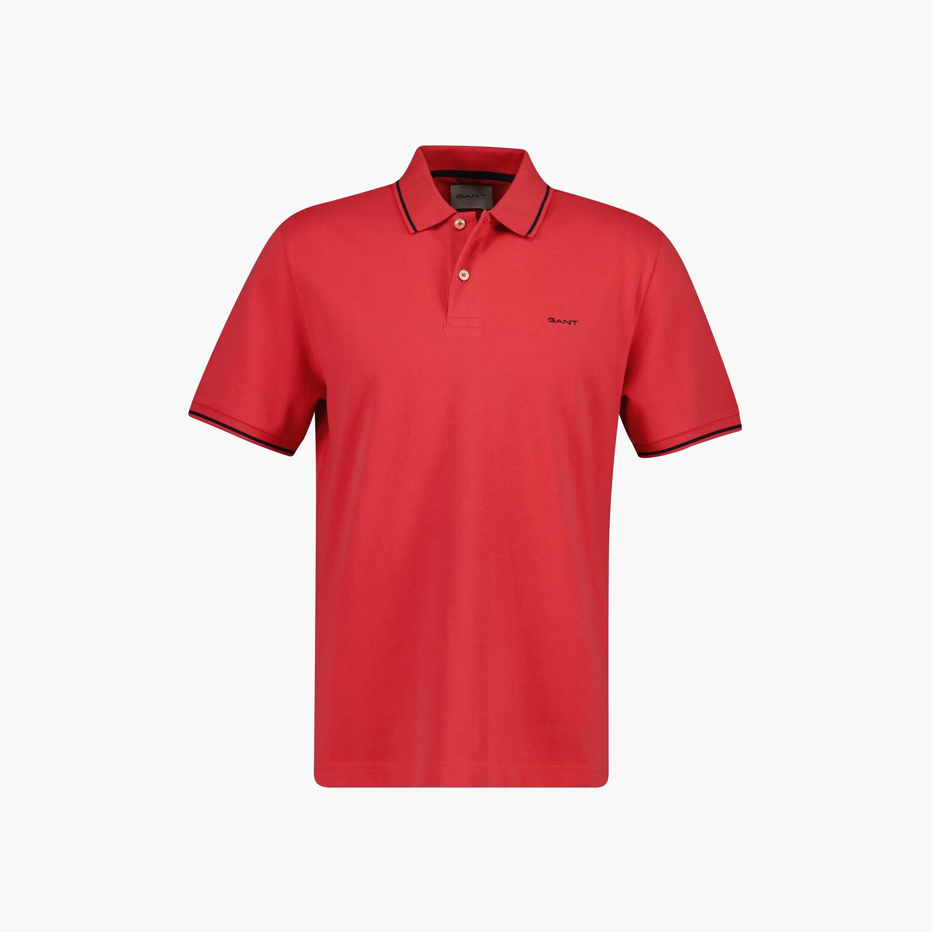 تيشيرت بولو رجالي بياقة سادة وأكمام قصيرة من جانت.-men-clothing-tshirtsandpolos-polos-image-56