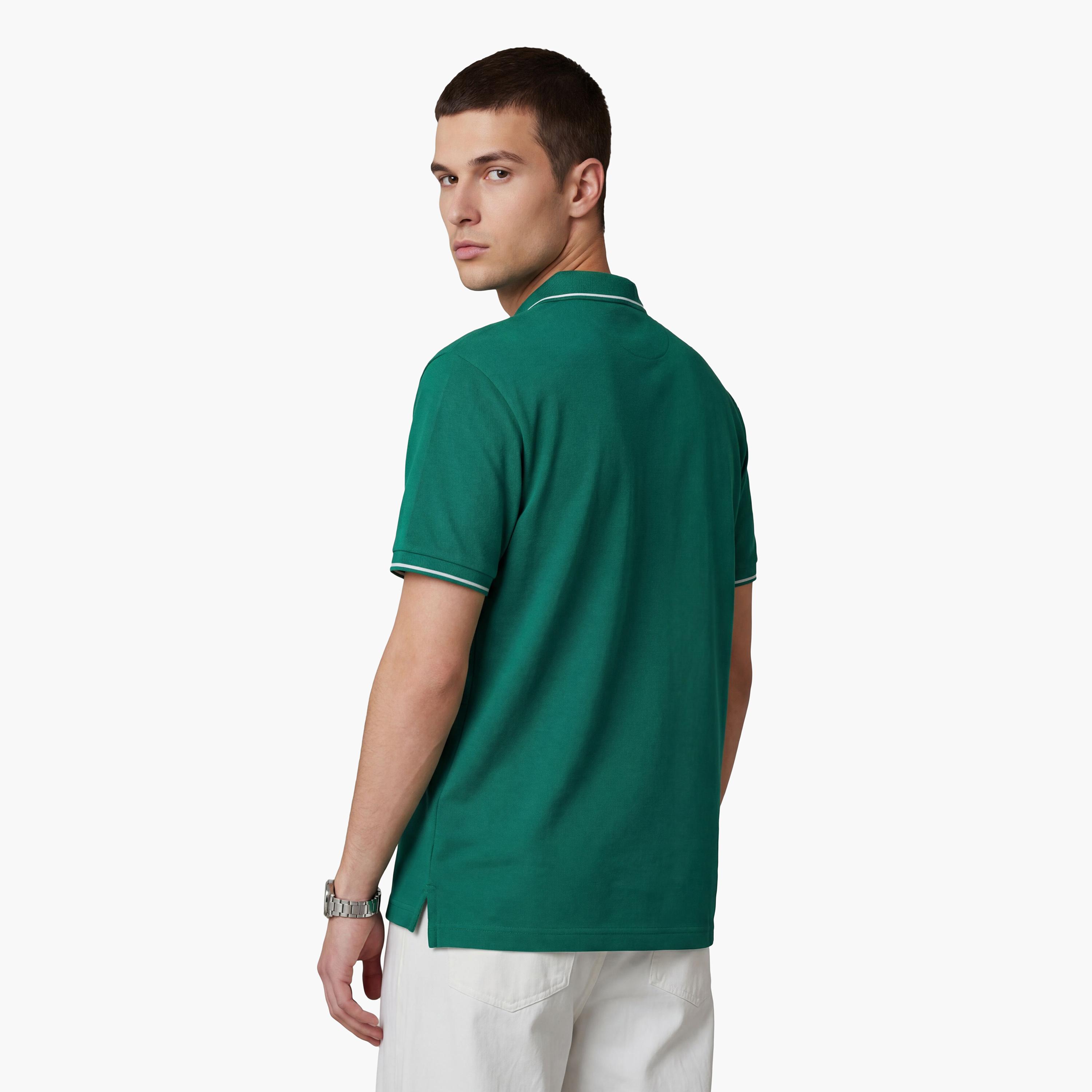 تيشيرت بولو رجالي بياقة سادة وأكمام قصيرة من جانت.-men-clothing-tshirtsandpolos-polos-image-25