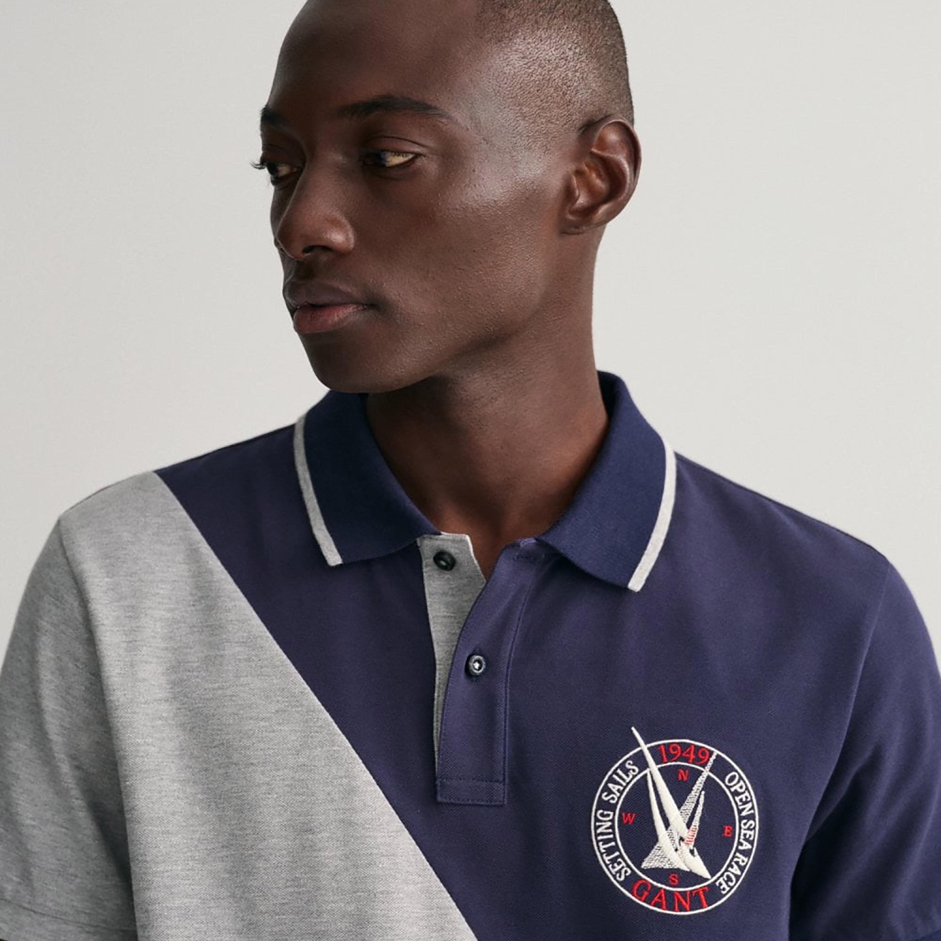 Gant Colour Block Collared Short Sleeves Polo T-Shirt-men-clothing-tshirtsandpolos-polos-image-3
