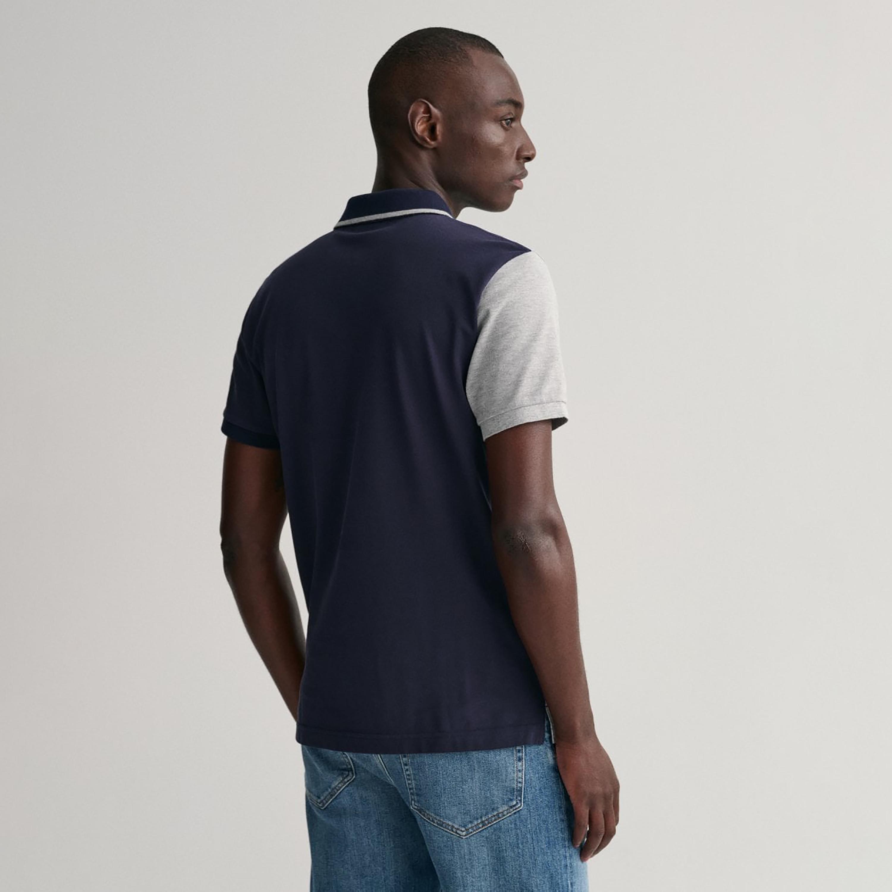 Gant Colour Block Collared Short Sleeves Polo T-Shirt-men-clothing-tshirtsandpolos-polos-image-4