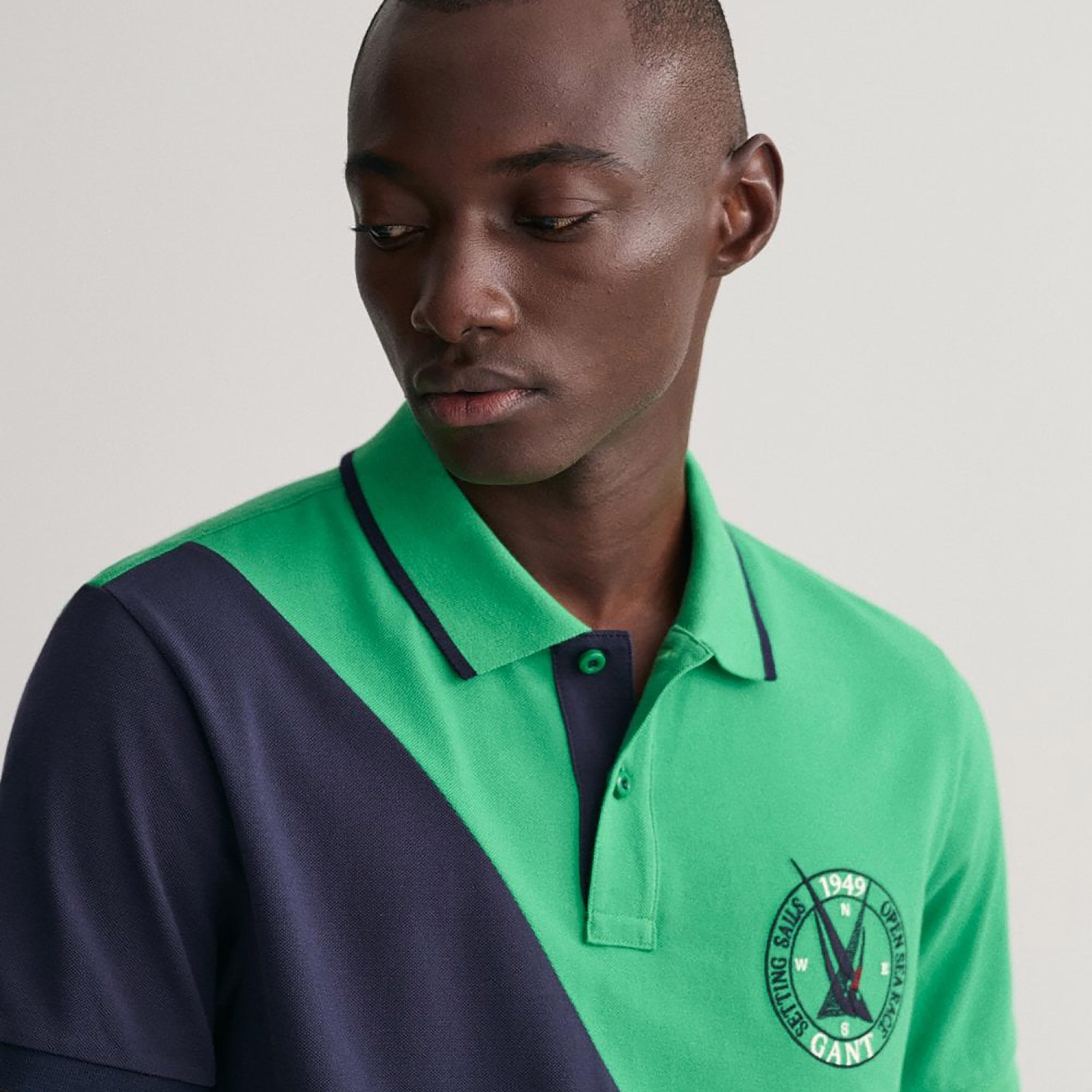Gant Colour Block Collared Short Sleeves Polo T-Shirt-men-clothing-tshirtsandpolos-polos-image-3