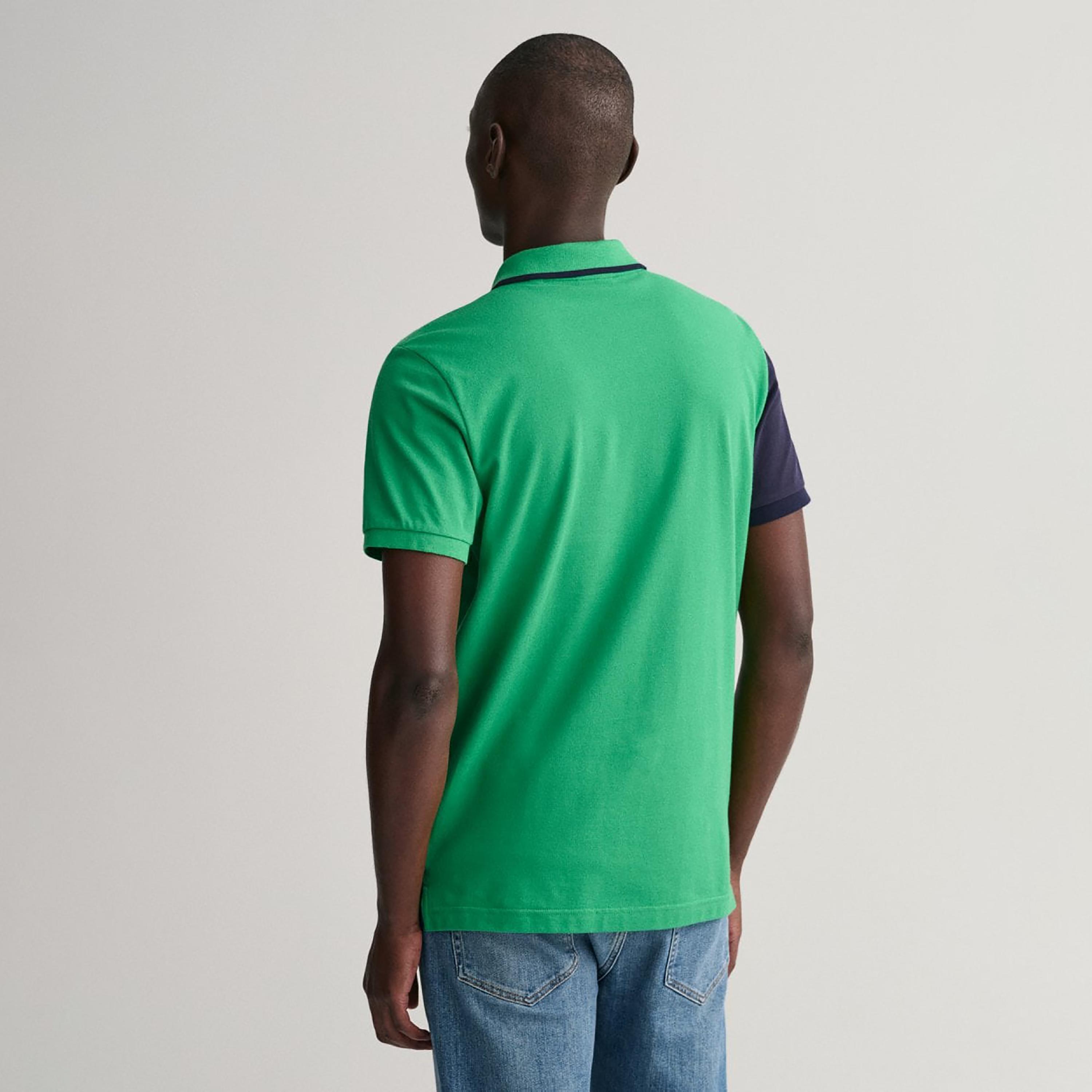 Gant Colour Block Collared Short Sleeves Polo T-Shirt-men-clothing-tshirtsandpolos-polos-image-4