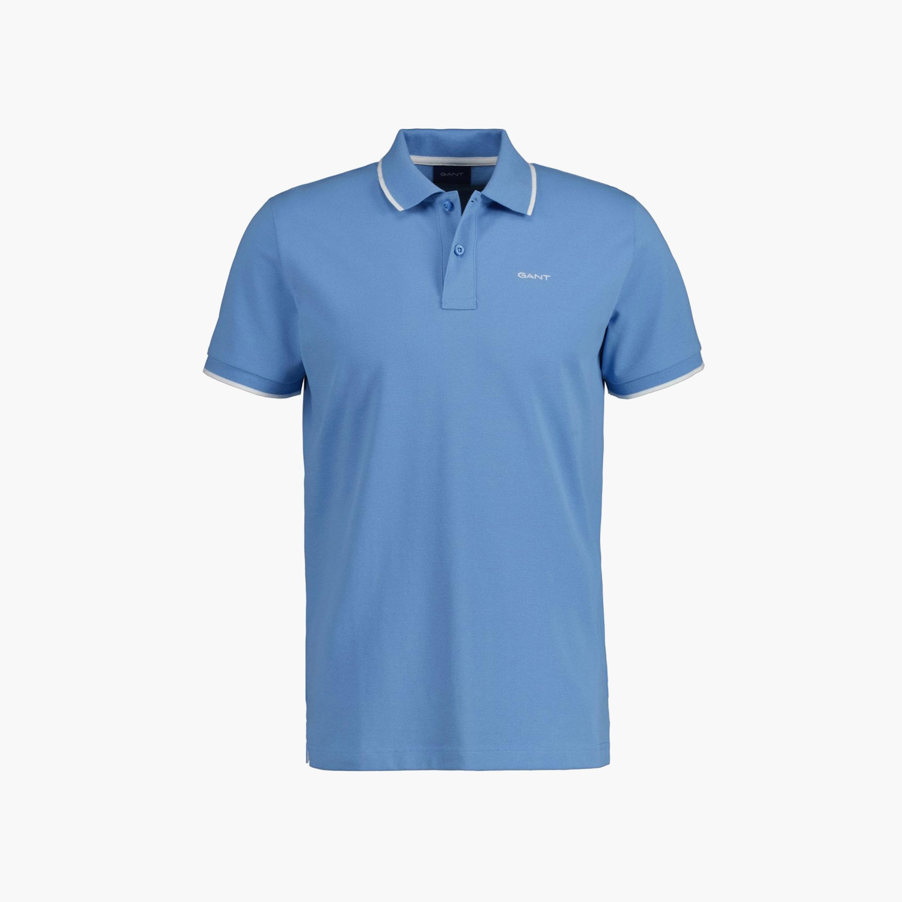 تي-شيرت بولو من جانت لوجو بأكمام قصيرة وياقة-men-clothing-tshirtsandpolos-polos-image-1