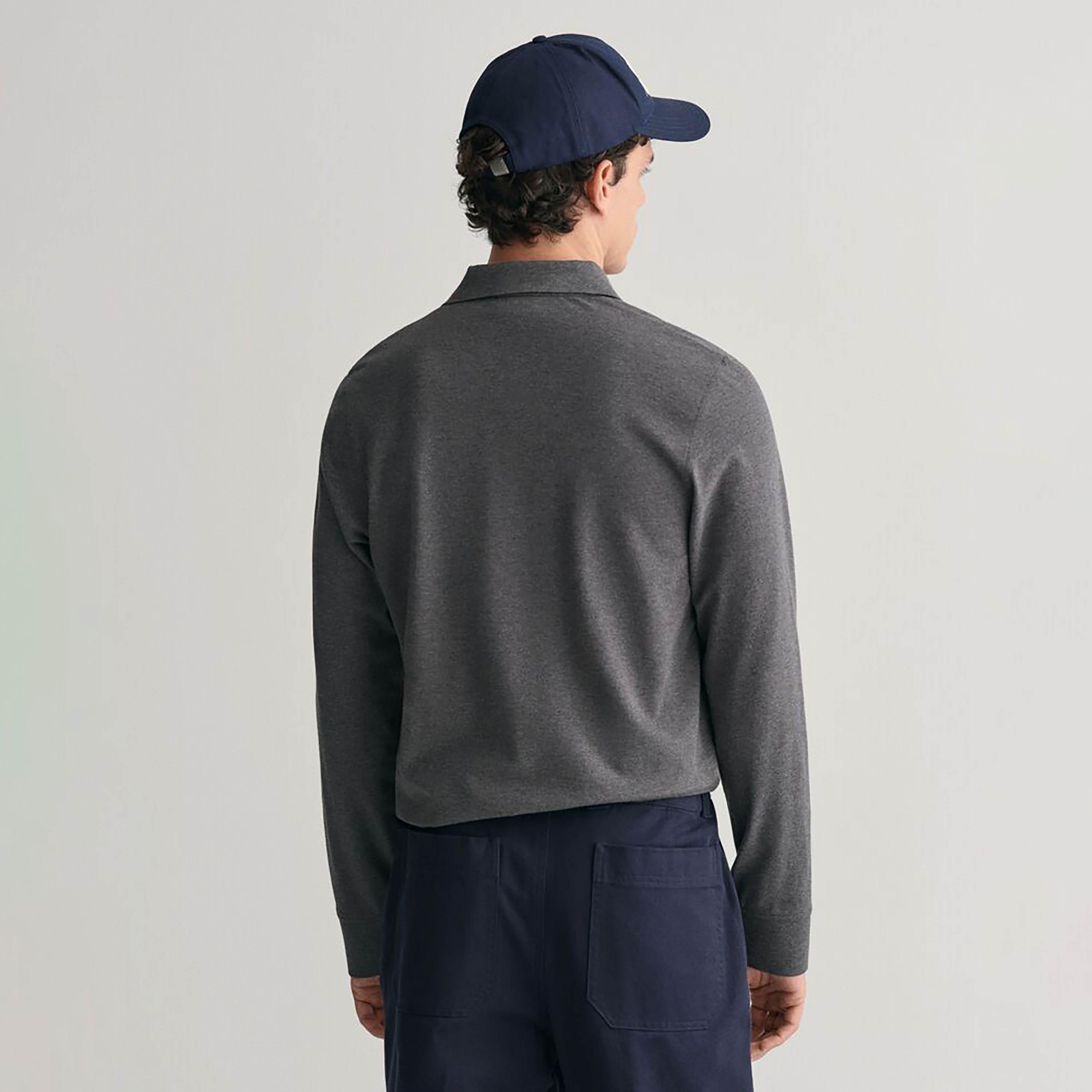 غانت عادي الياقات طويلة الأكمام بساط الرجال-men-clothing-tshirtsandpolos-polos-image-9