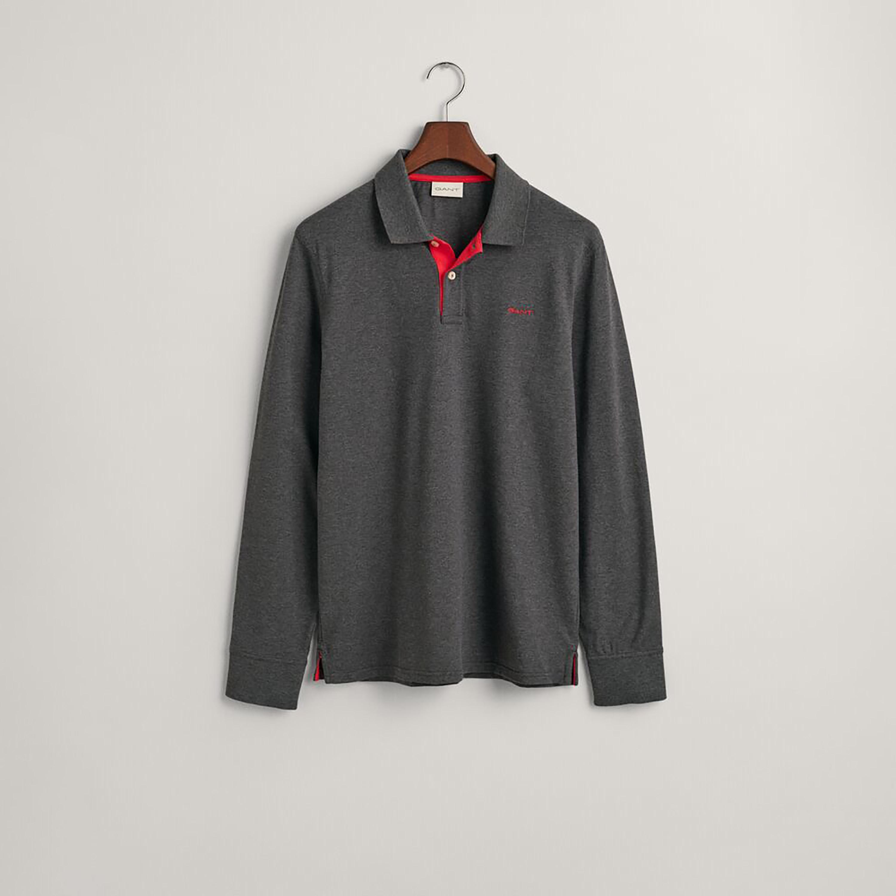غانت عادي الياقات طويلة الأكمام بساط الرجال-men-clothing-tshirtsandpolos-polos-image-10