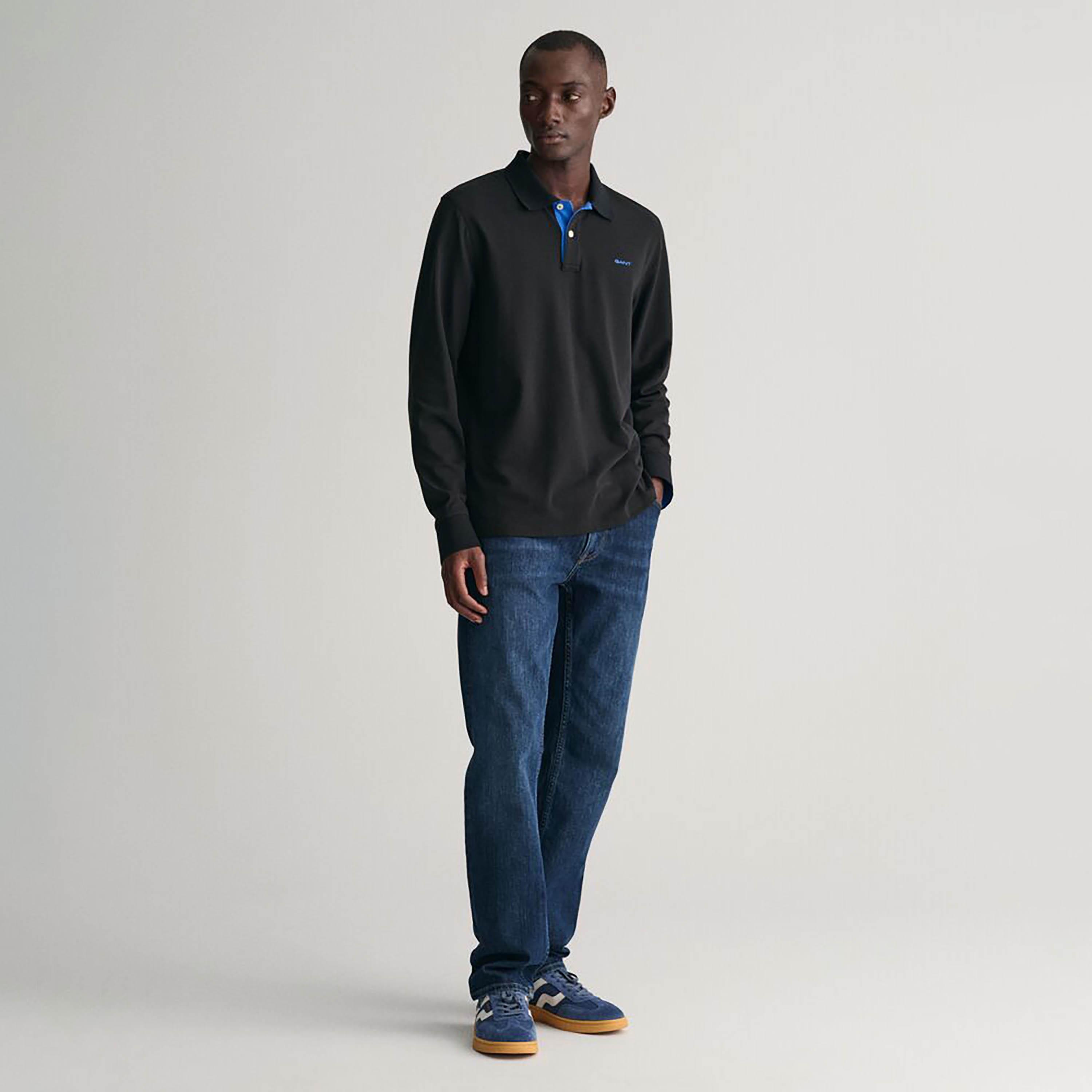 Gant Plain Collared Long Sleeves Men's Rugger-men-clothing-tshirtsandpolos-polos-image-2