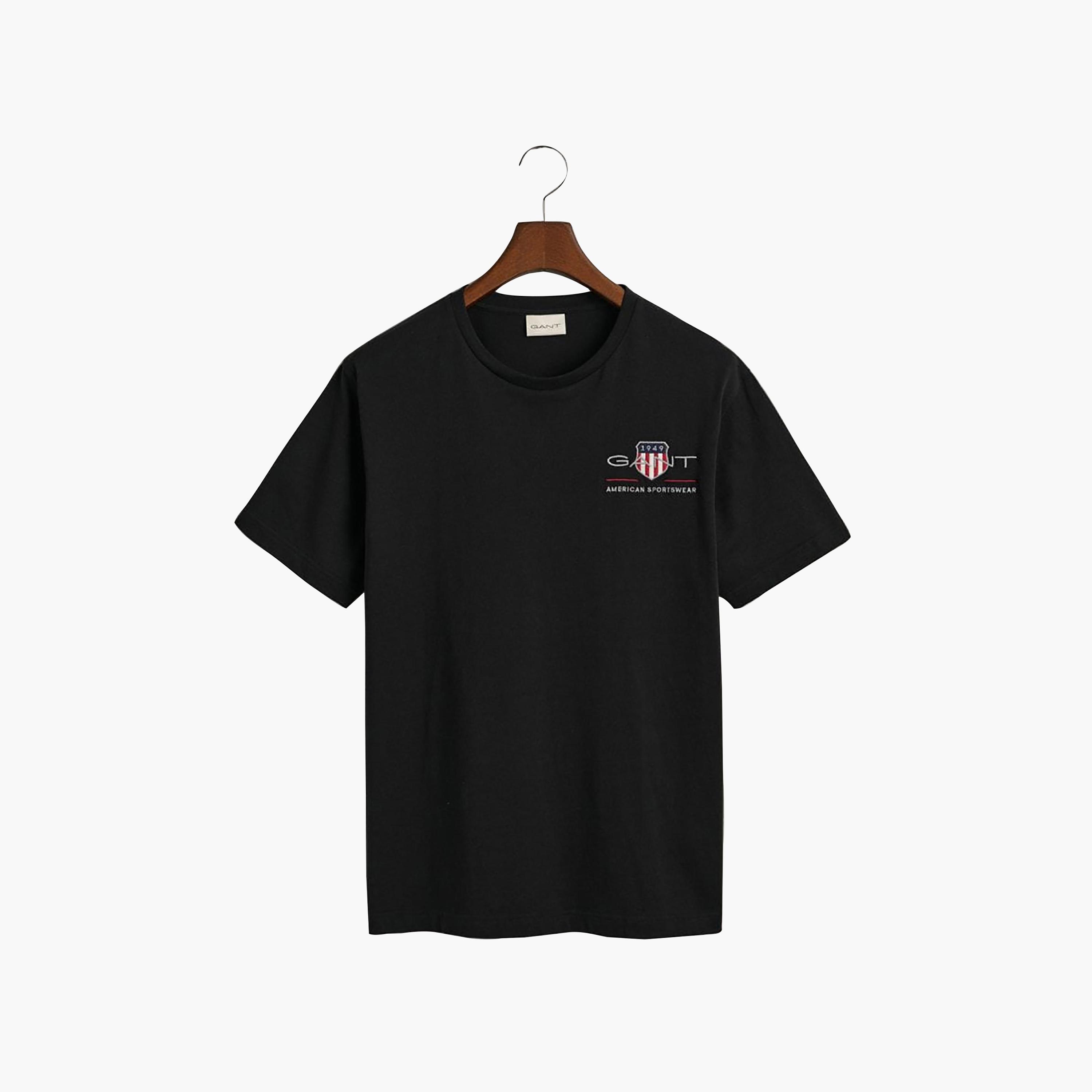 Gant Archive Shield Regular Fit Short Sleeves Crew Neck Men's T-Shirt-men-clothing-tshirtsandpolos-tshirts-image-5