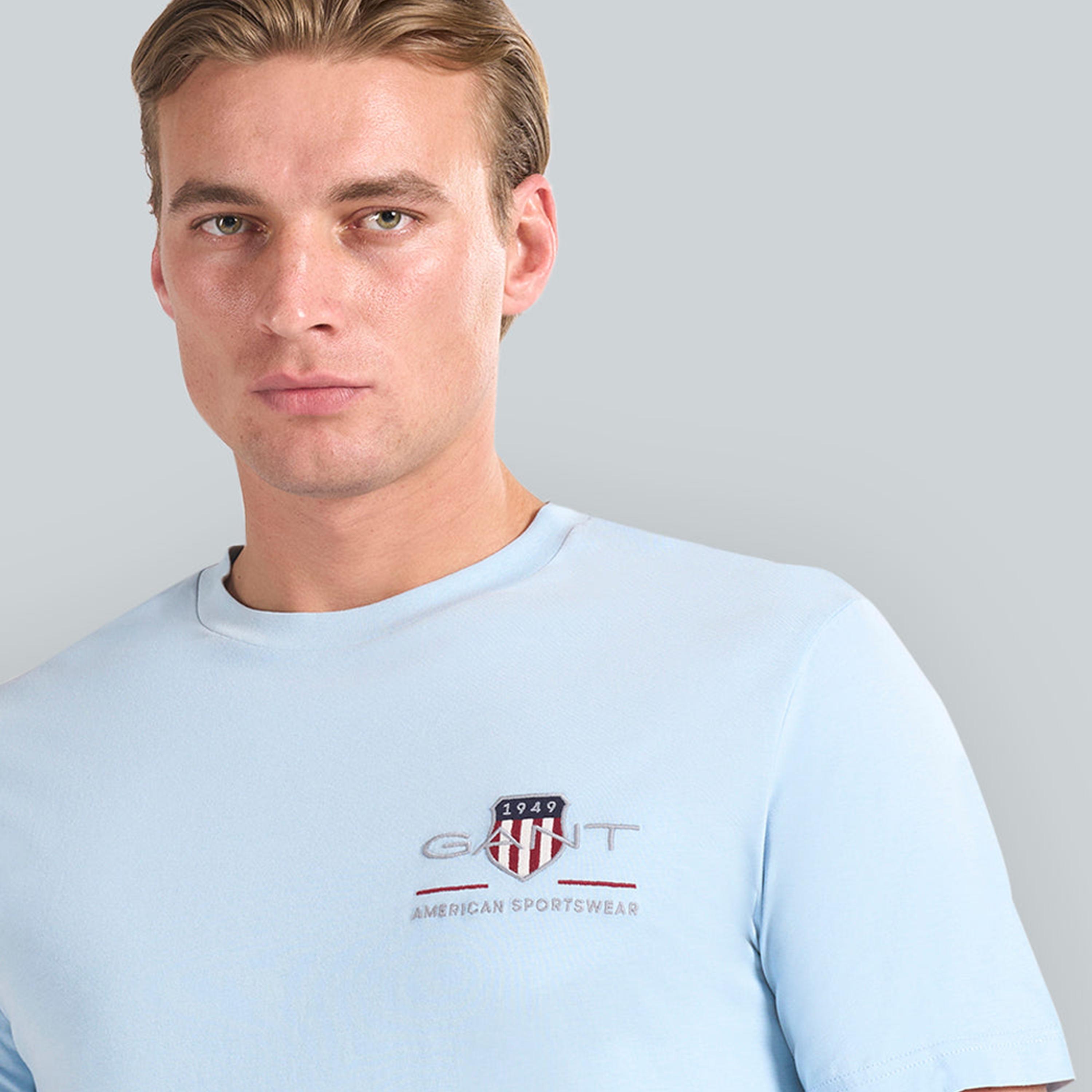 تيشيرت رجالي بياقة دائرية وأكمام قصيرة وسادة من جانت.-men-clothing-tshirtsandpolos-tshirts-image-7