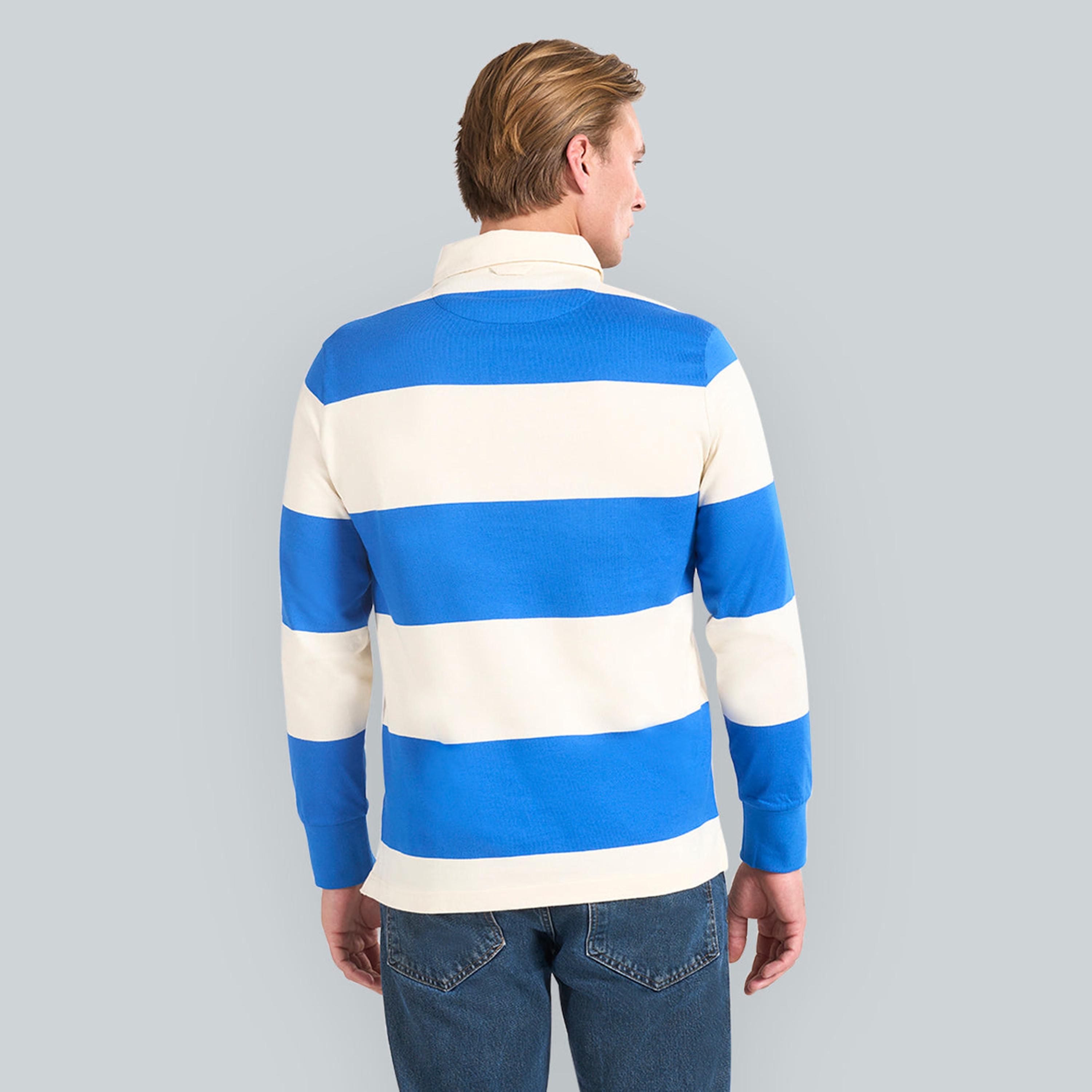 تيشيرت رجالي بقصة راغبي بياقة مخططة وأكمام طويلة من جانت.-men-clothing-tshirtsandpolos-polos-image-4