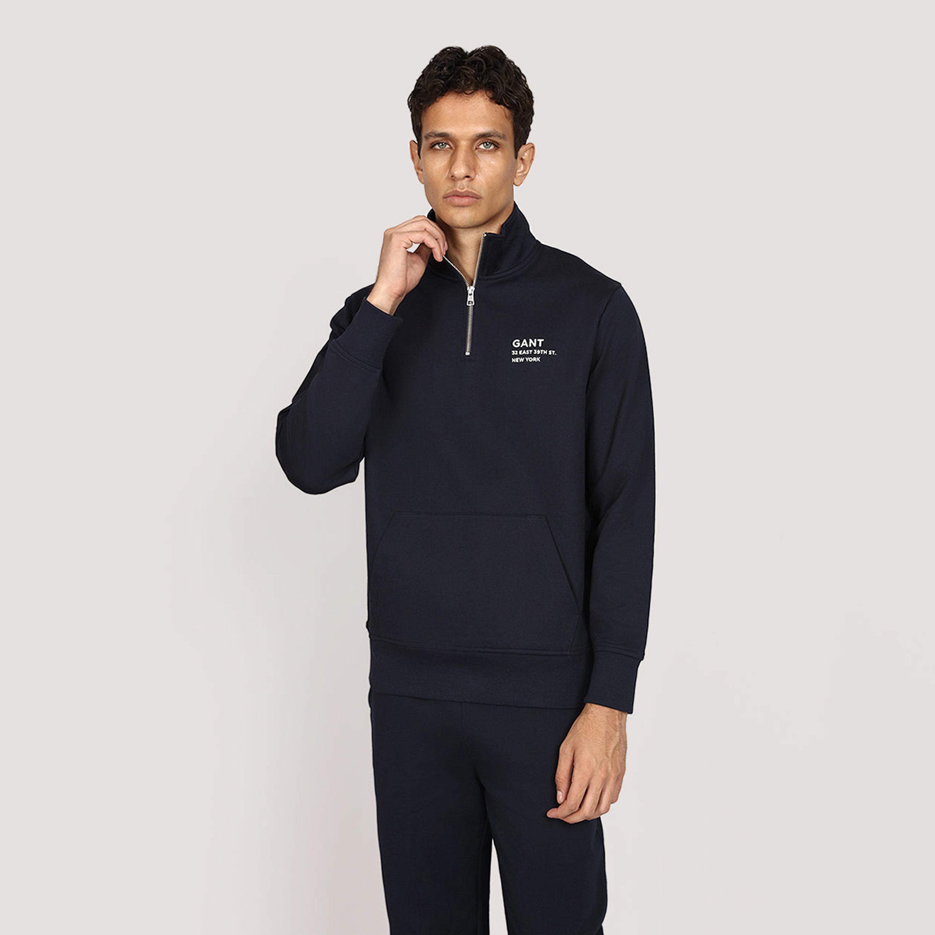 سويت شيرت رجالي سادة برقبة عالية وأكمام طويلة من جانت-men-winterwear-hoodiesandsweatshirts-image-5