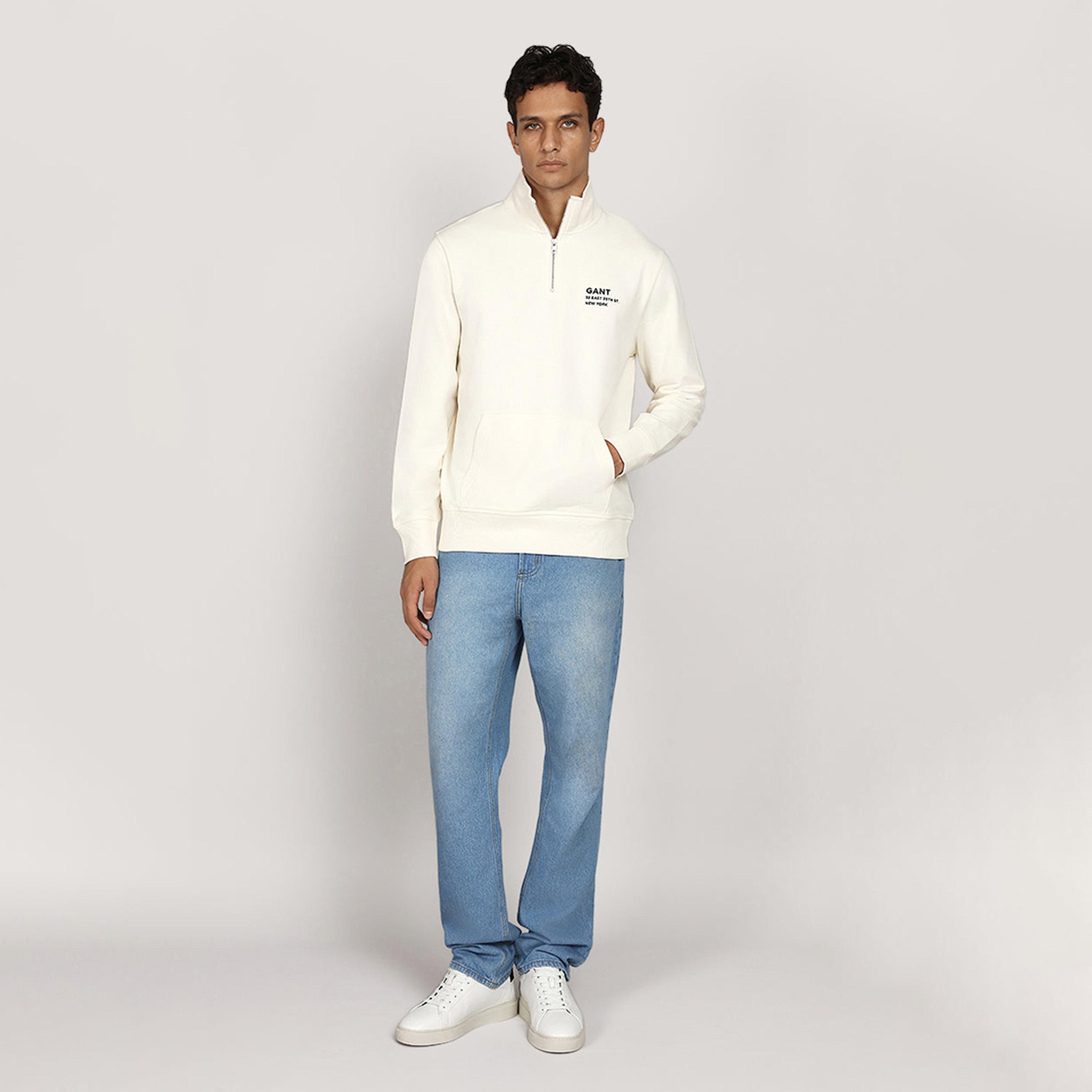 سويت شيرت رجالي سادة برقبة عالية وأكمام طويلة من جانت-men-winterwear-hoodiesandsweatshirts-image-2