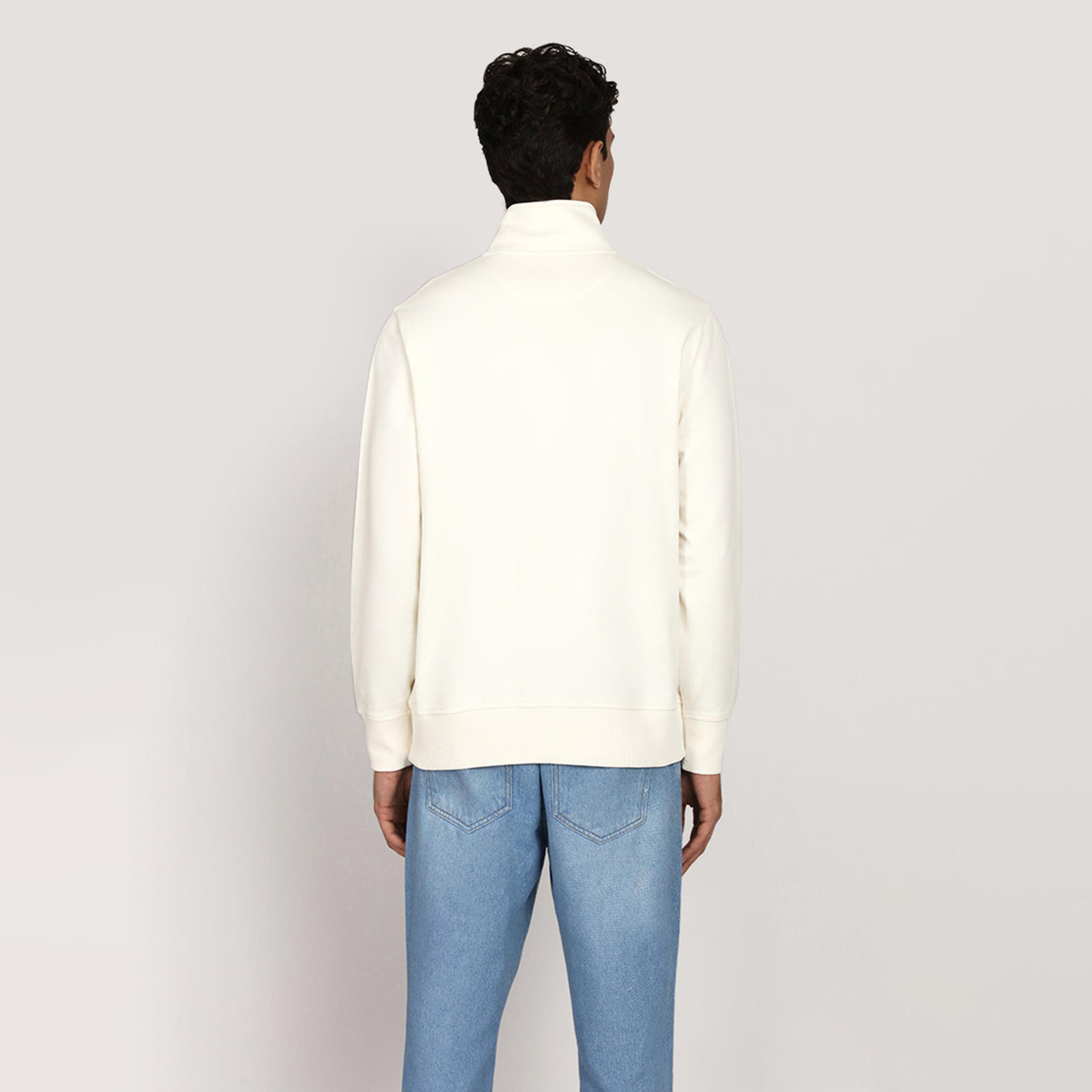 Gant Plain High Neck Long Sleeves Men's Sweatshirt-men-winterwear-hoodiesandsweatshirts-image-4