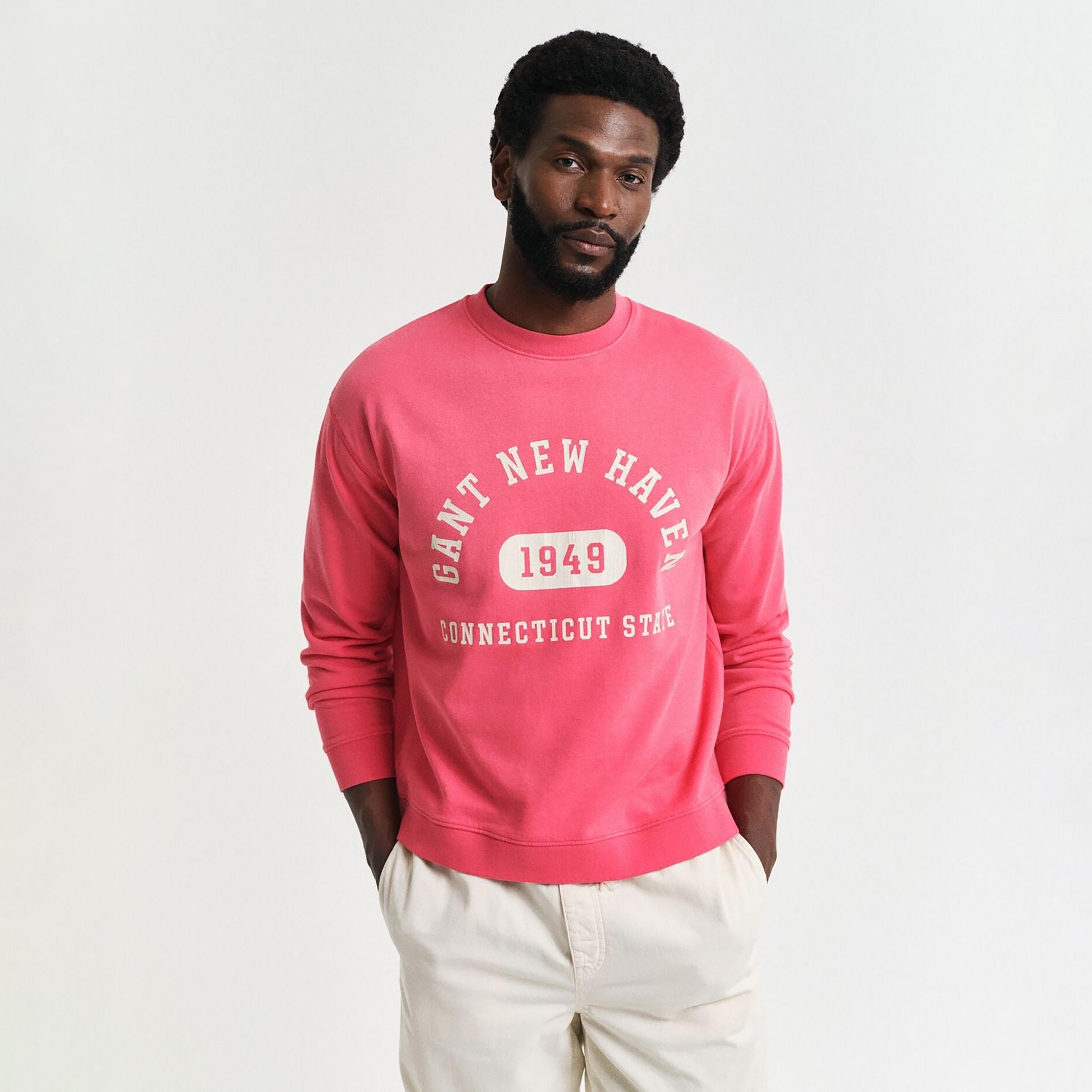 سويت شيرت رجالي مطبوع برقبة دائرية وأكمام طويلة من جانت-men-winterwear-hoodiesandsweatshirts-image-1