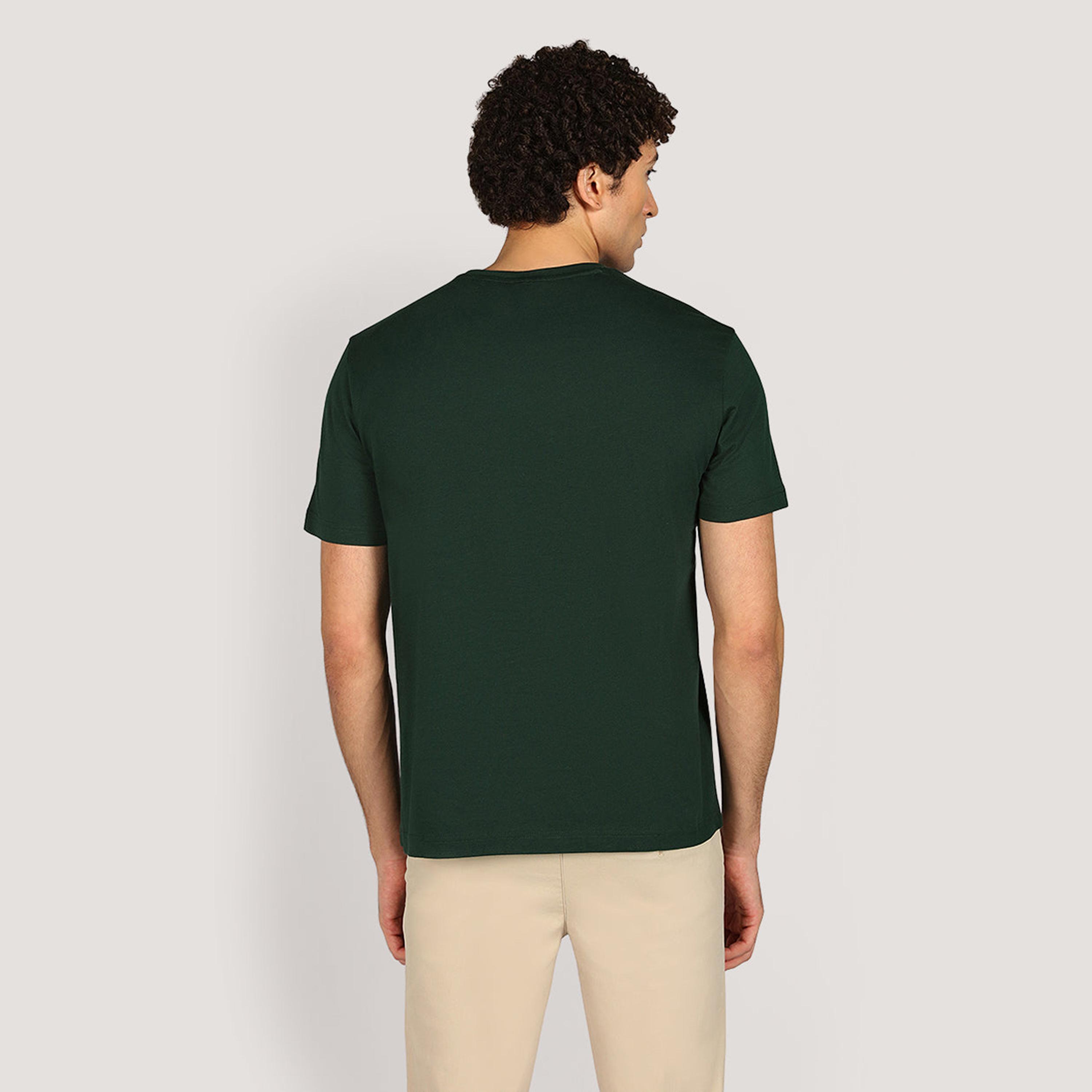 تيشيرت رجالي بياقة دائرية وأكمام قصيرة وطبعة شعار من جانت.-men-clothing-tshirtsandpolos-tshirts-image-12