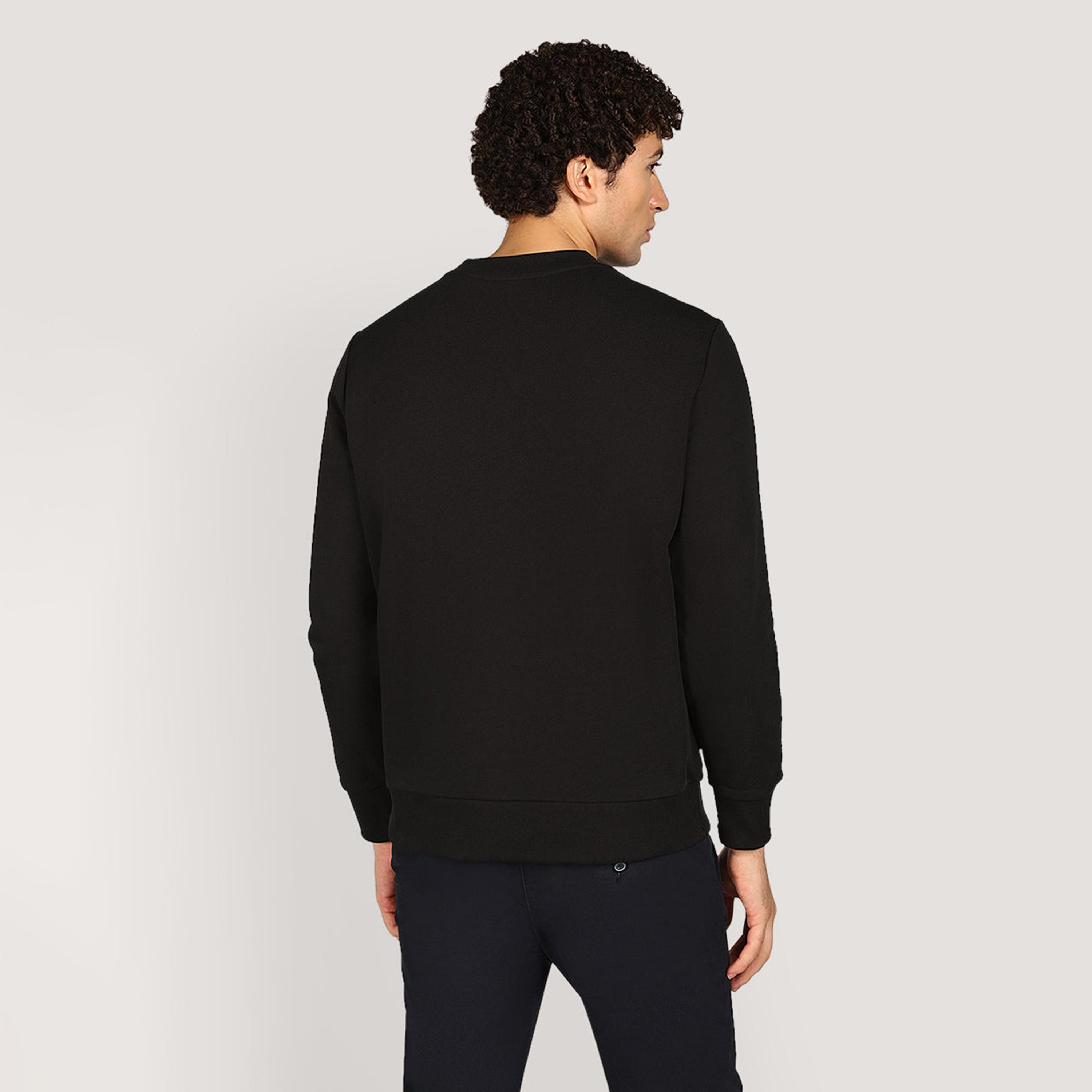 Gant Plain Round Neck Long Sleeves Men's Sweatshirt-men-winterwear-hoodiesandsweatshirts-image-4