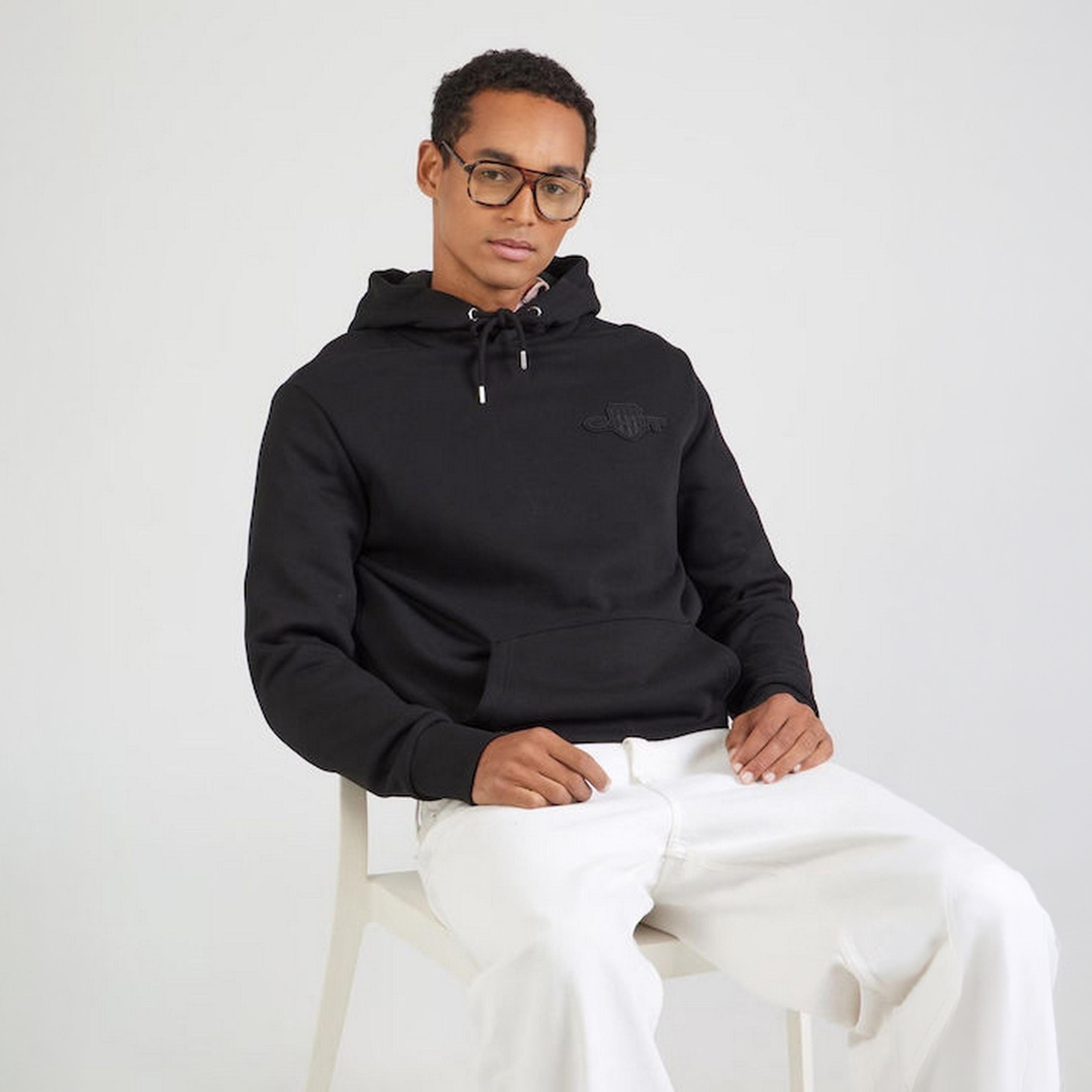 Gant Plain Long Sleeves Men's Hoodie-men-winterwear-hoodiesandsweatshirts-image-1