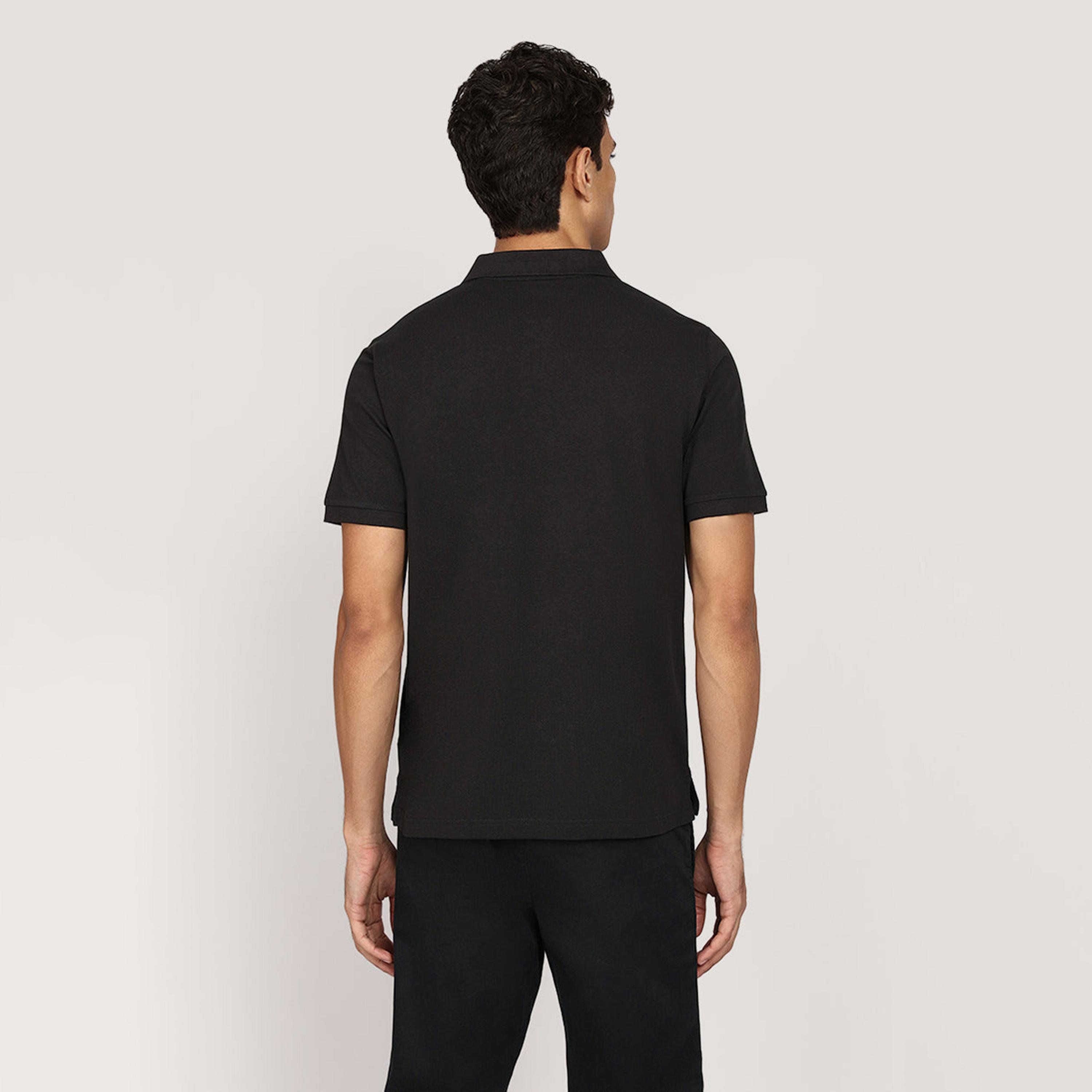 تي شيرت بولو رجالي سادة بأكمام قصيرة وياقة من جانت-men-clothing-tshirtsandpolos-polos-image-4