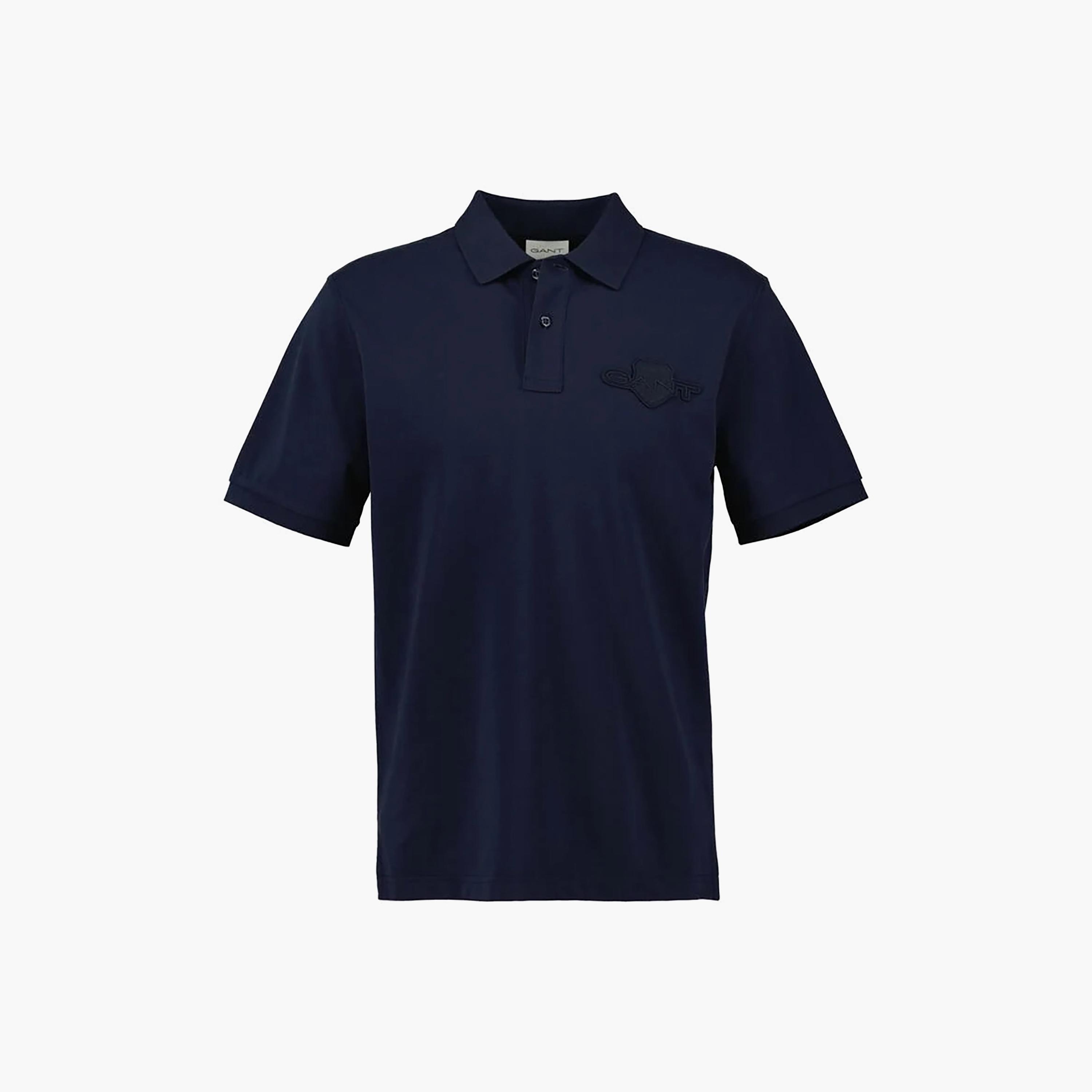 تي شيرت بولو رجالي سادة بأكمام قصيرة وياقة من جانت-men-clothing-tshirtsandpolos-polos-image-6