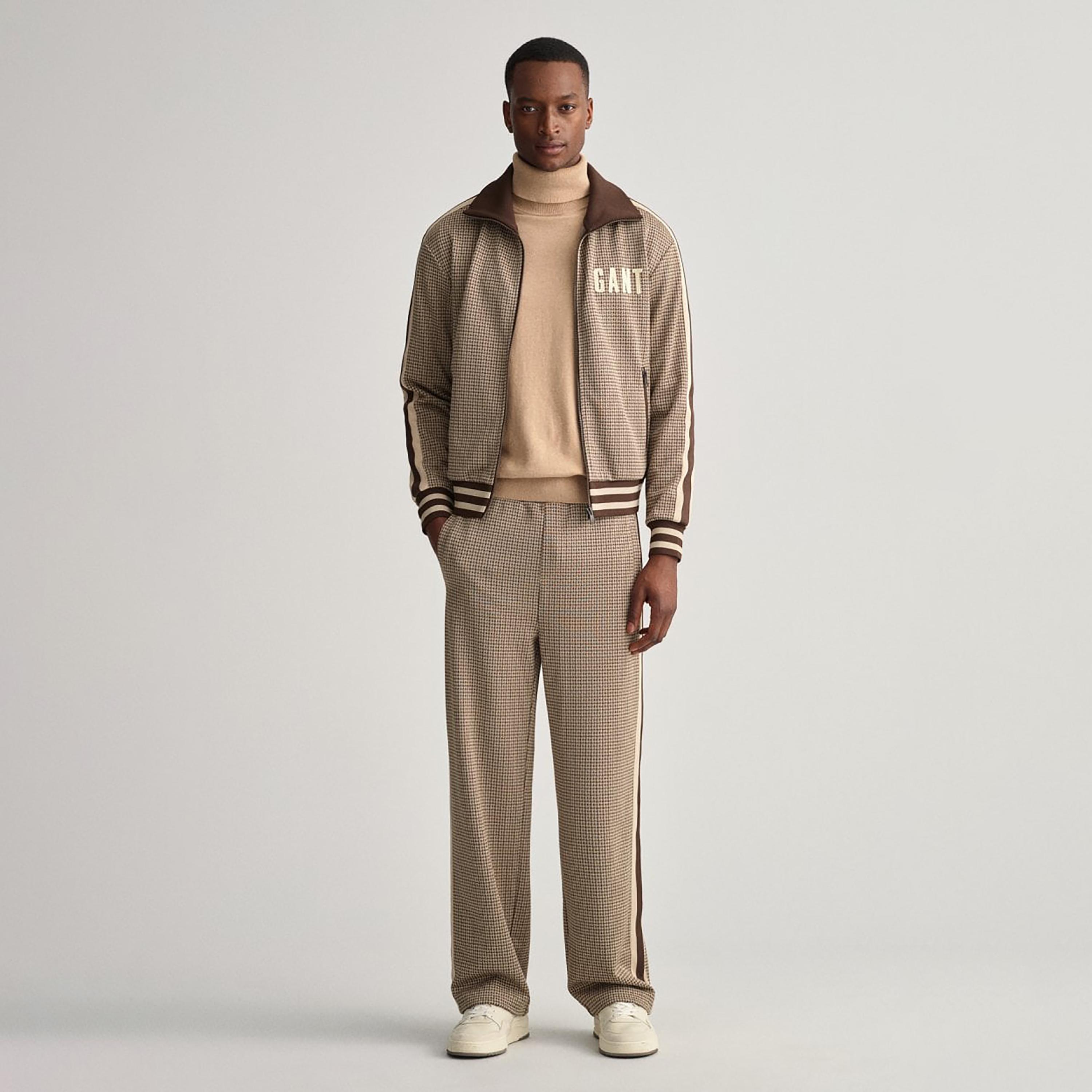 Gant Houndstooth Checks Mid-Rise Drawstring Trackpants-men-clothing-bottoms-trousersandchinos-trousers-image-2