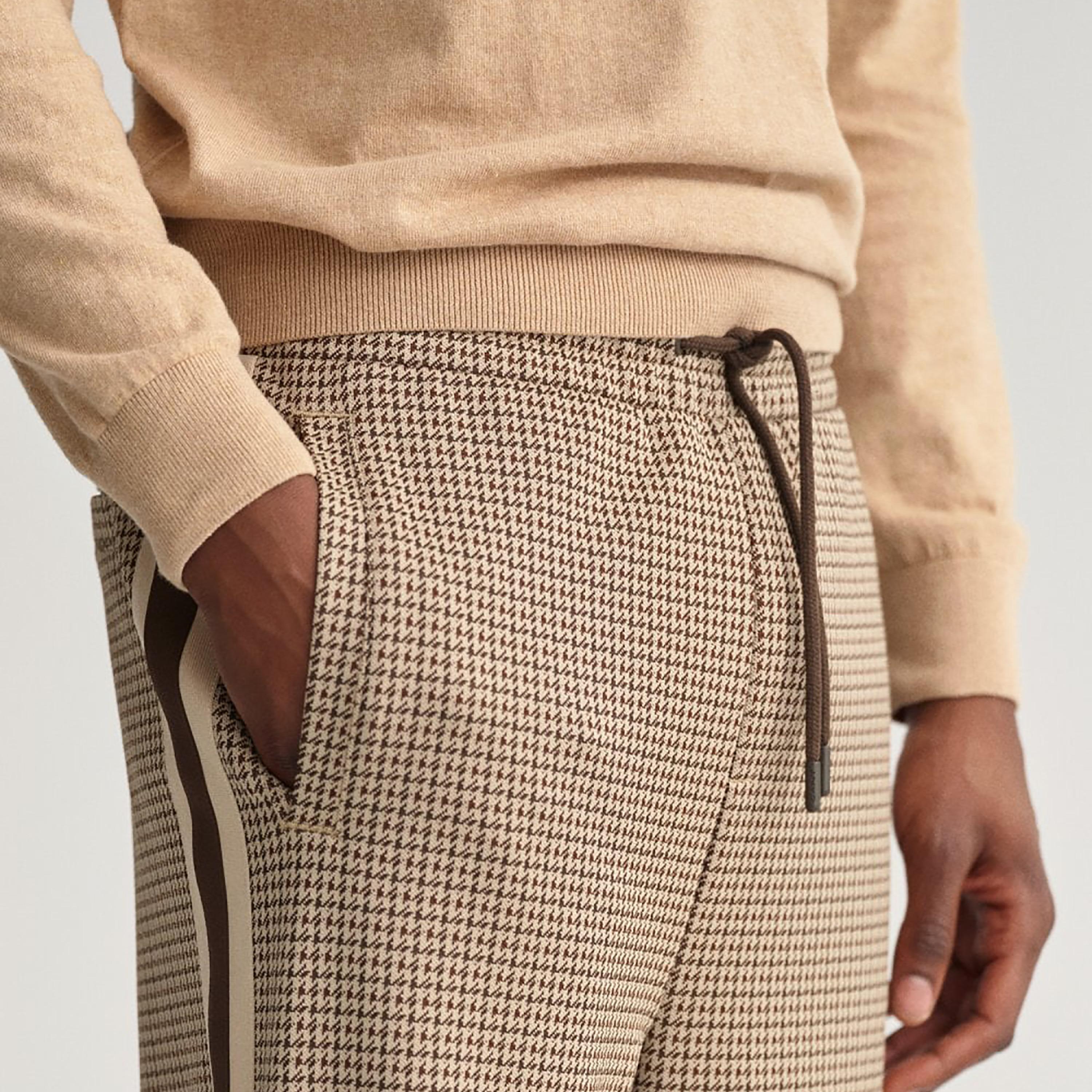 Gant Houndstooth Checks Mid-Rise Drawstring Trackpants-men-clothing-bottoms-trousersandchinos-trousers-image-3