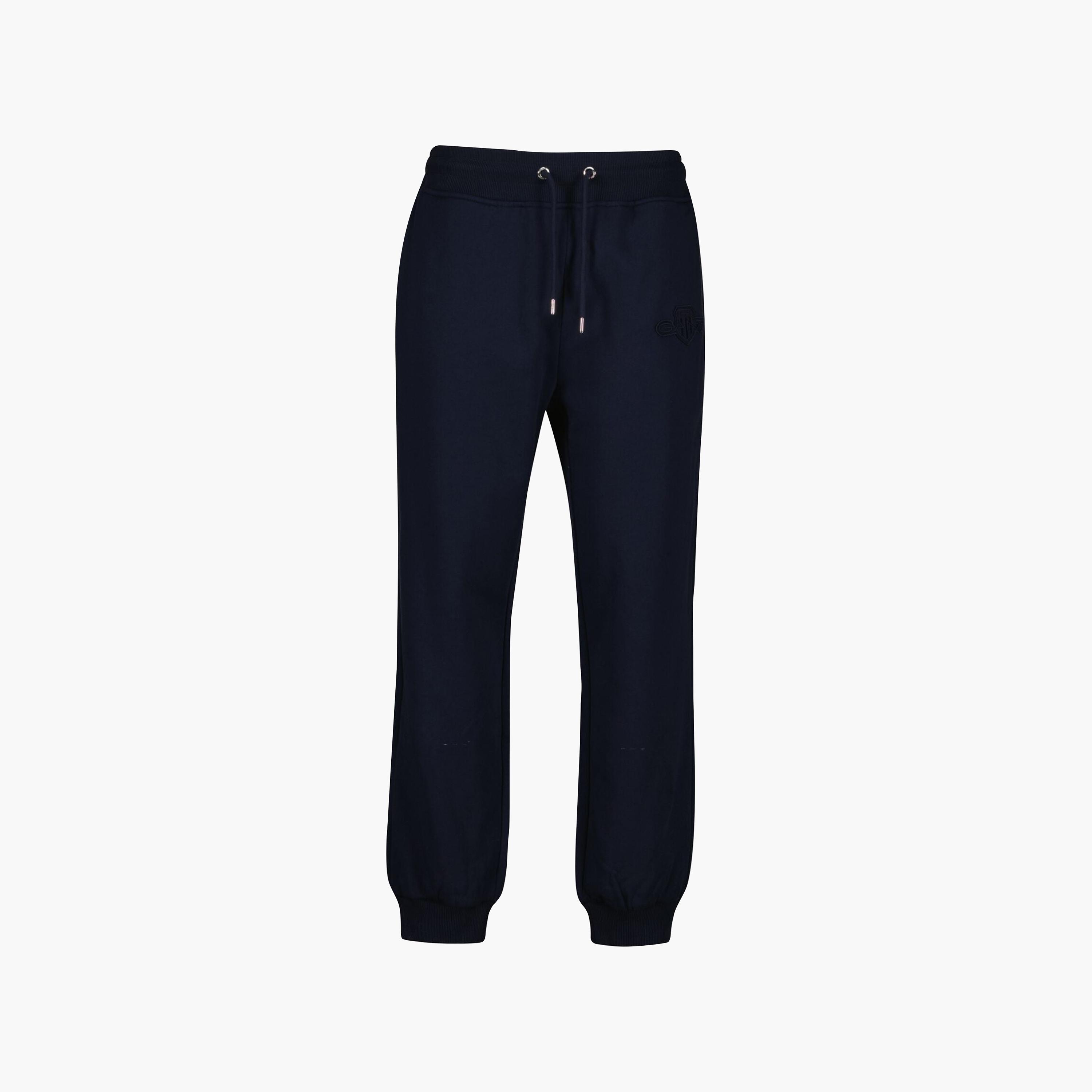 Gant Plain Mid Rise Drawstring Waist Men's Joggers-men-clothing-bottoms-joggers-image-6