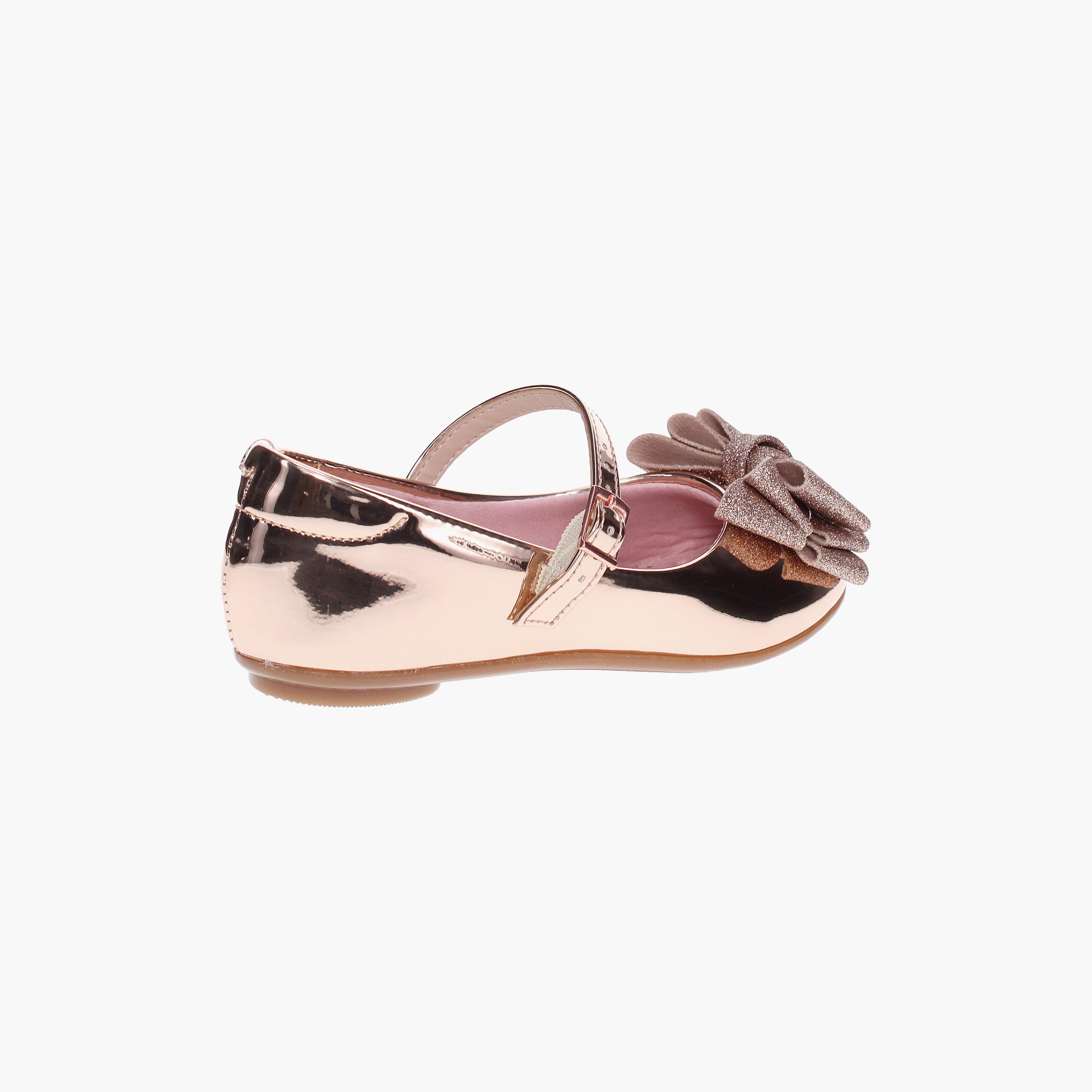 ماري جين من موليكينها للاطفال ذو ميتاليك مع مزين فيونكة مزخرفة | 2083-1122-11808-girls-shoes-ballerinas-image-2