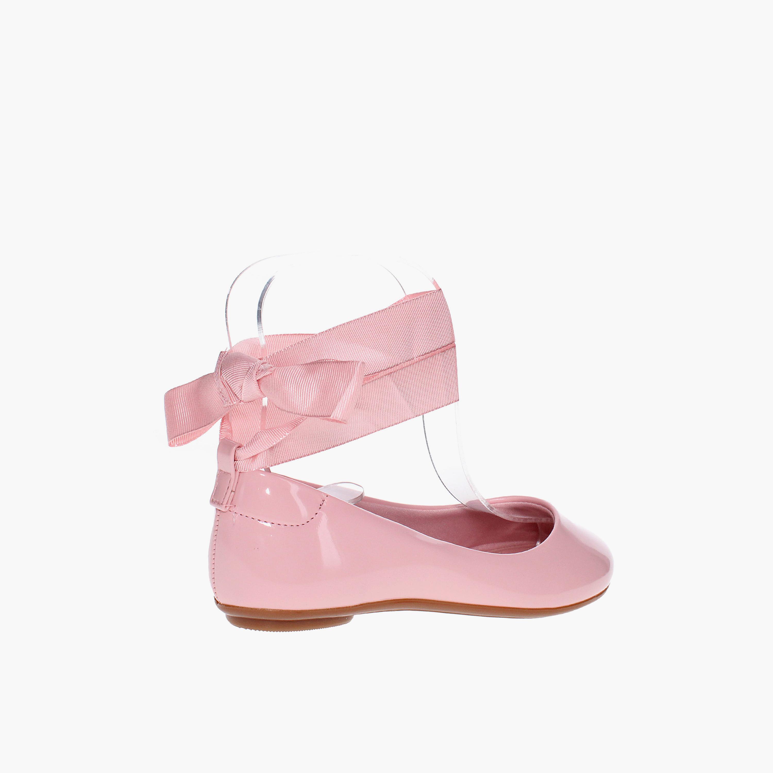 موليكنها - حذاء بالرينا إيكر1 برباط للبنات | 2083-1130-16563-78276-girls-shoes-ballerinas-image-3