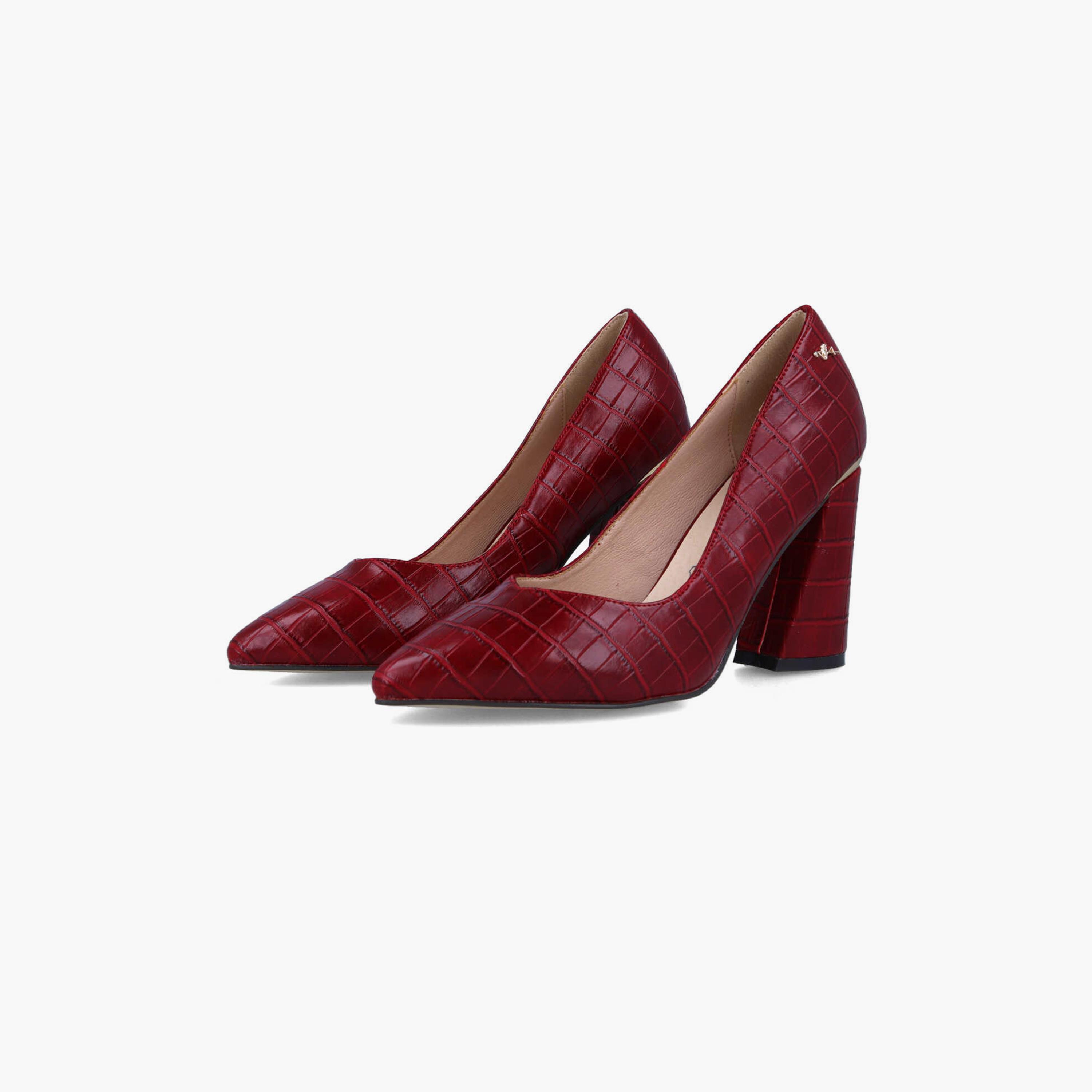 Menbur Women's Reptile Print Pumps With Pointed Toe | 20907-women-shoes-heels-image-2