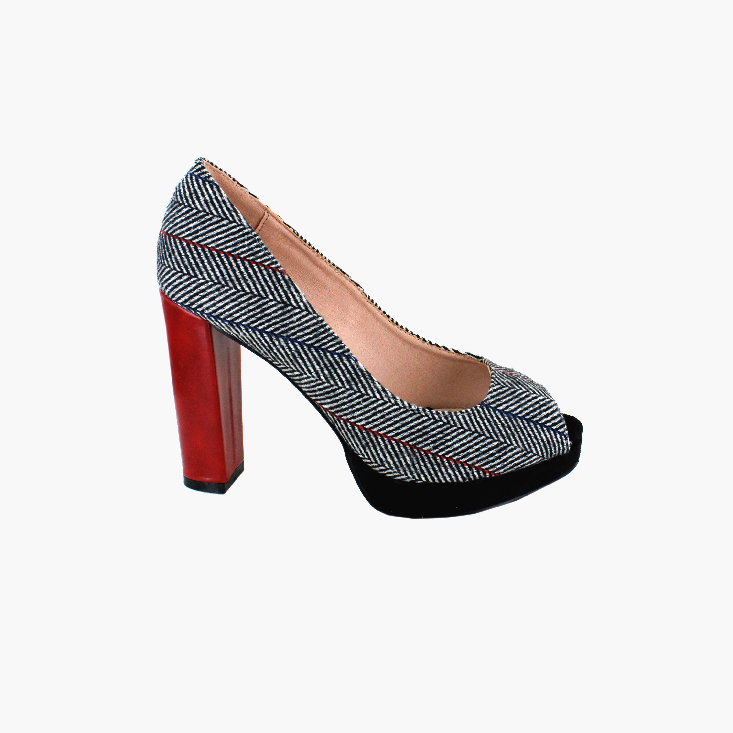 Menbur Women's Woven Block Heels with Open Toe | 20960-women-shoes-heels-image-2