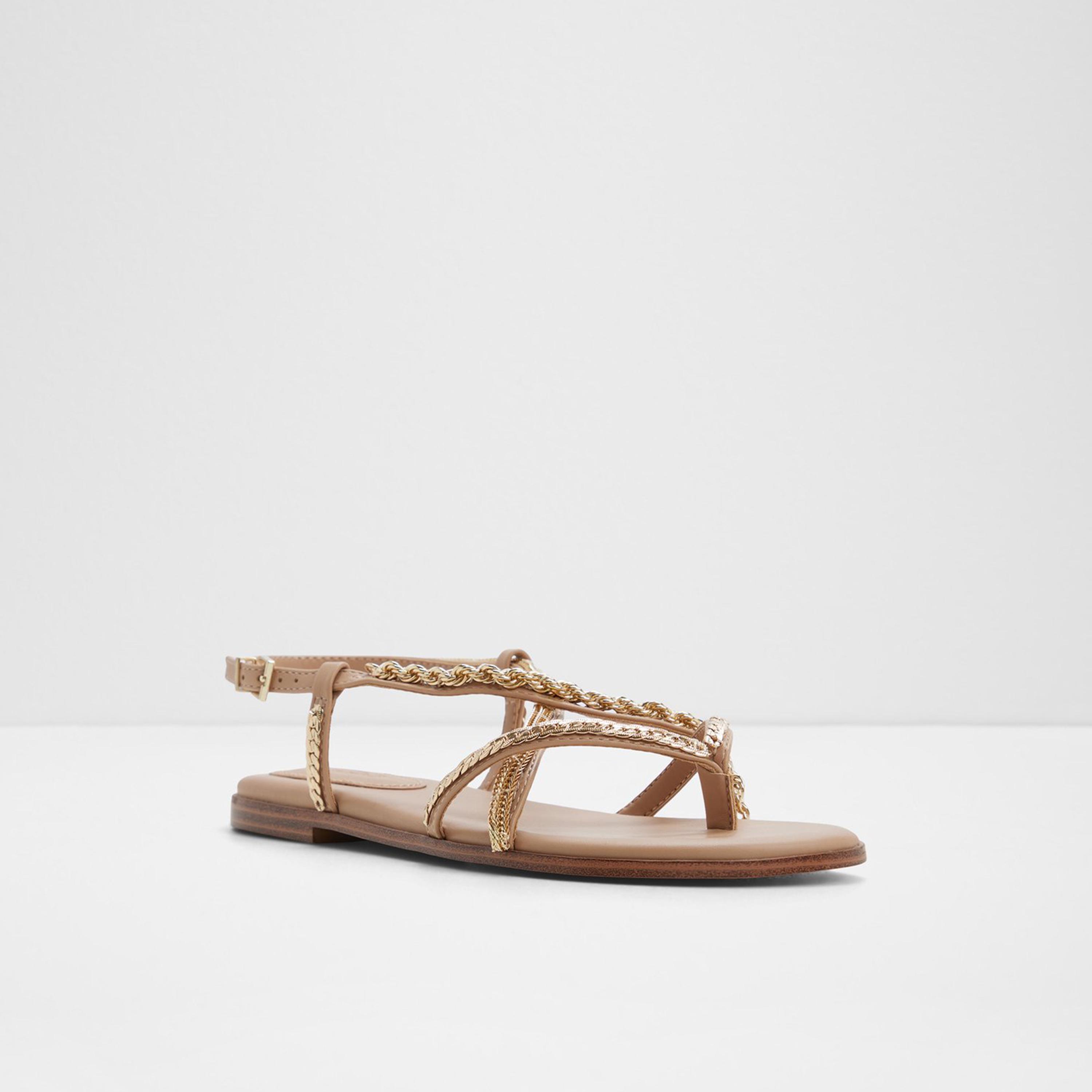 الدو - صندل اوري نسائي مسطح بإبزيم | 20AURY-women-shoes-sandals-flats-image-1