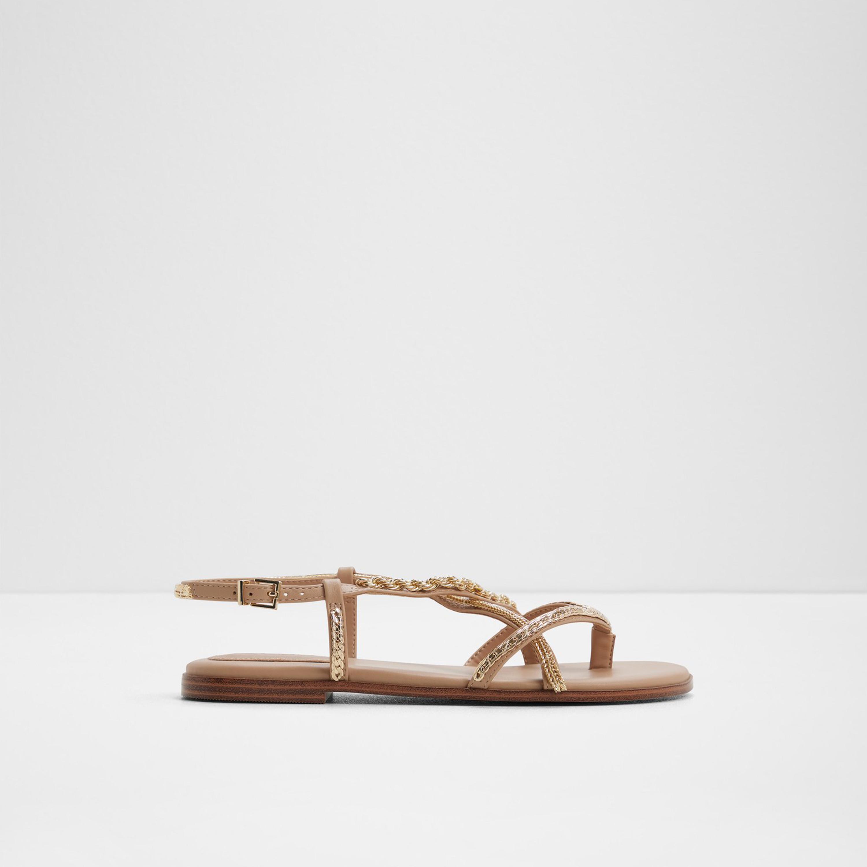 الدو - صندل اوري نسائي مسطح بإبزيم | 20AURY-women-shoes-sandals-flats-image-3