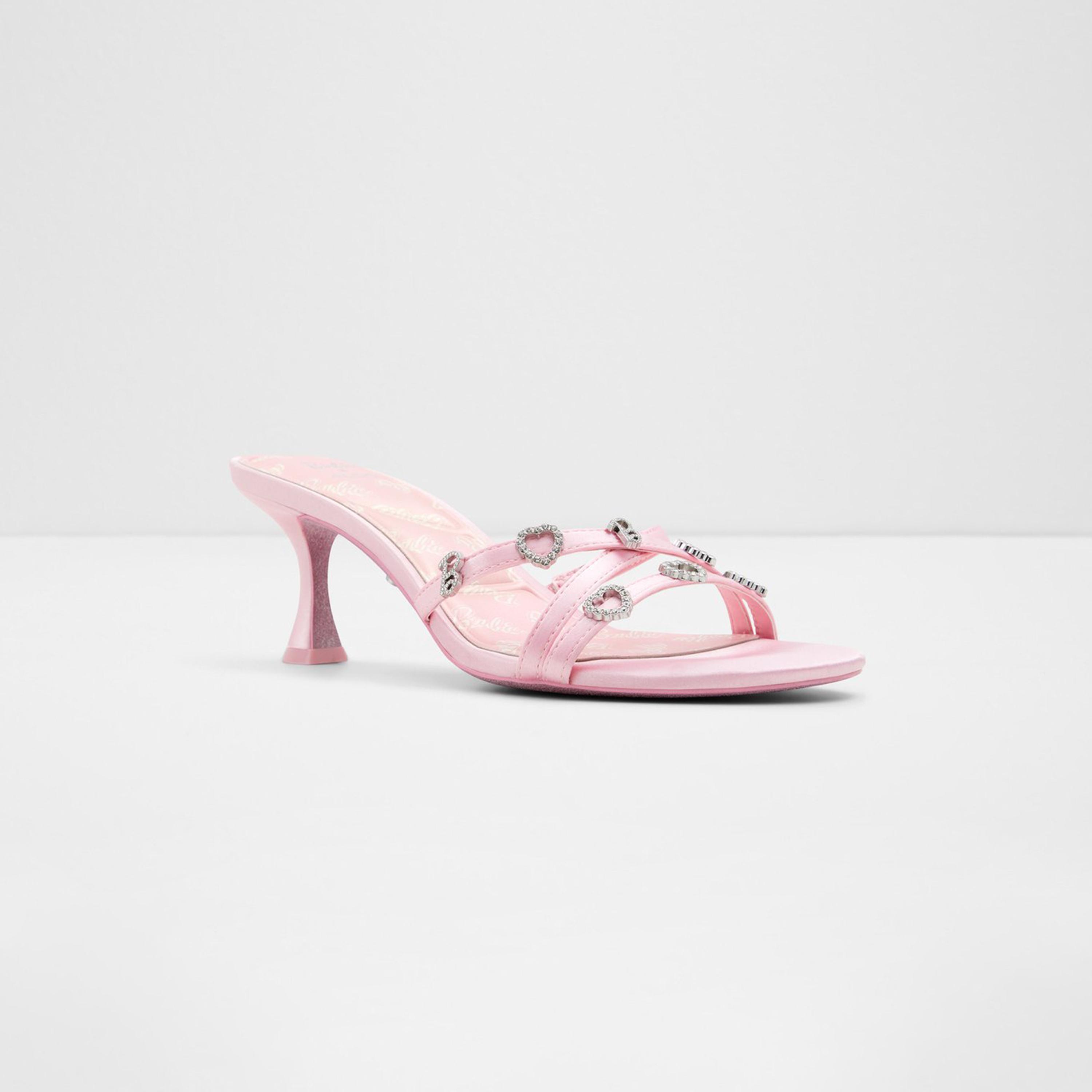 الدو- صندل باربيميول مزين لون معدني للنساء | 20BARBIEMULE-women-shoes-heels-image-6